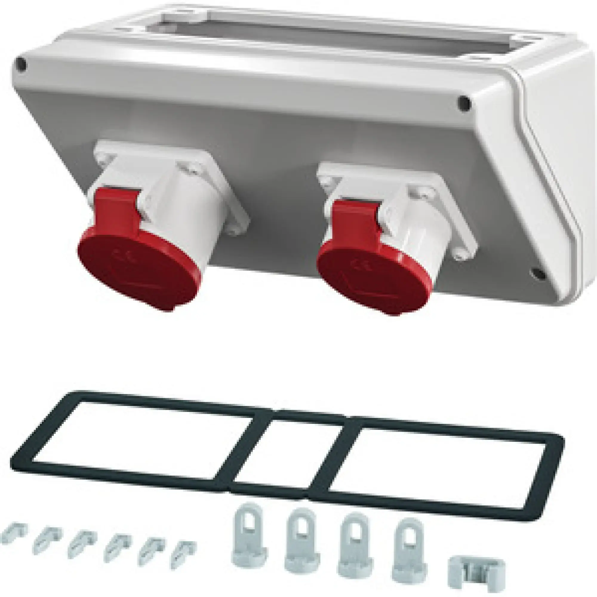 Hensel 20001084 Mi Connection Box, CEE 16A, + CEE 32A, 5p., 400V, 6h Mi CB 12 (img_001)