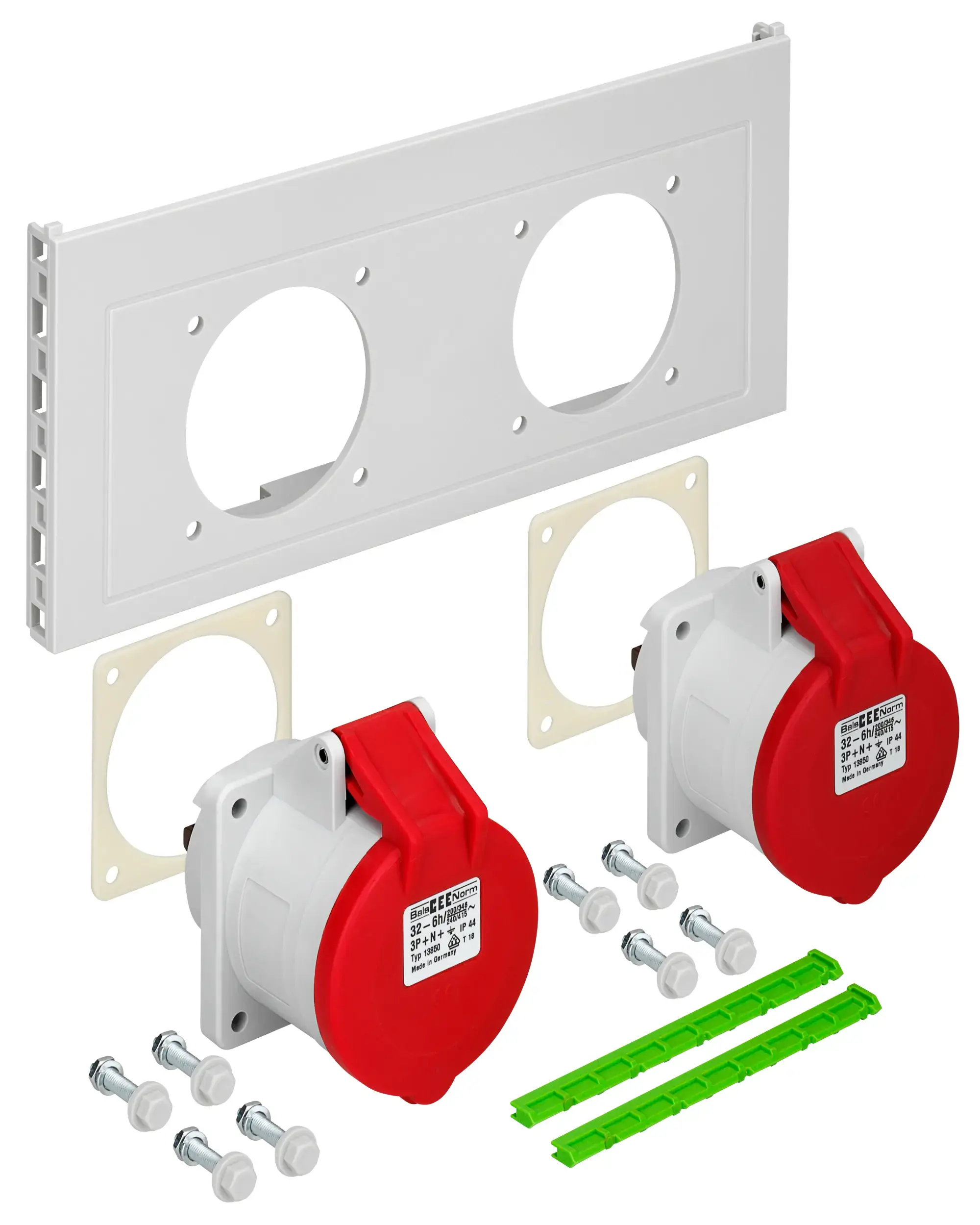 Spelsberg 07238101 Socket flange, Type of protection IP44, Impact strength IK08, Protection class II, Halogen free (img_001)