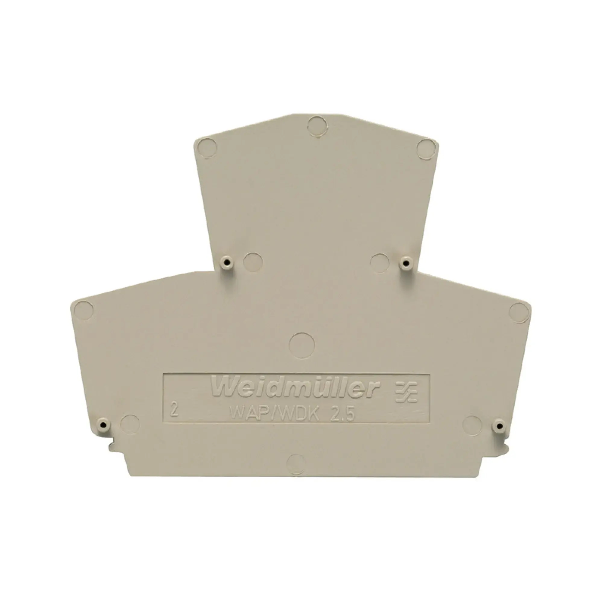 Weidmüller 1059100000 End plate (terminals), dark beige, Height: 69 mm, Width: 1.5 mm, V-0, Wemid (img_001) Weidmüller 1059100000 End plate (terminals), dark beige, Height: 69 mm, Width: 1.5 mm, V-0, Wemid (img_001)