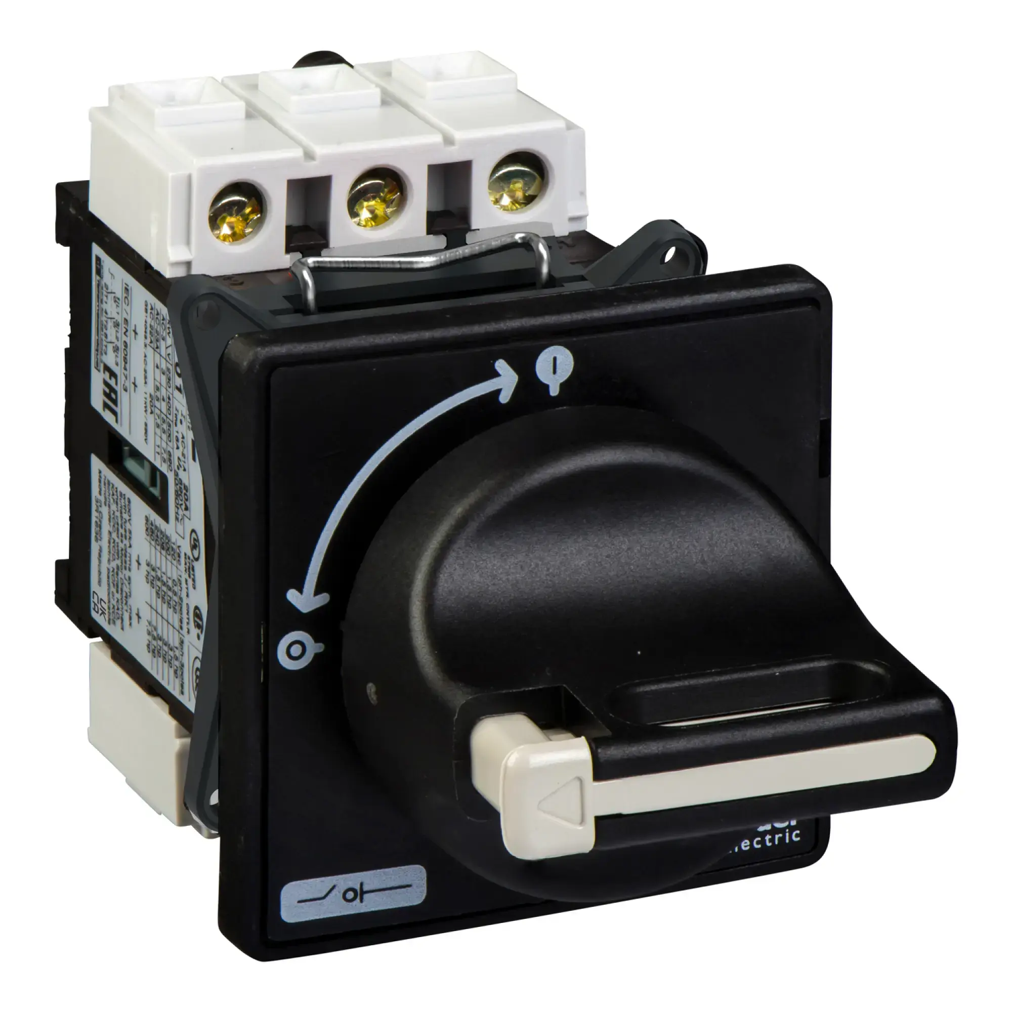 Schneider Electric VBD01 Main switch, D=22.5mm, 3p, 690V AC, 20A, lockable black handle (img_002)