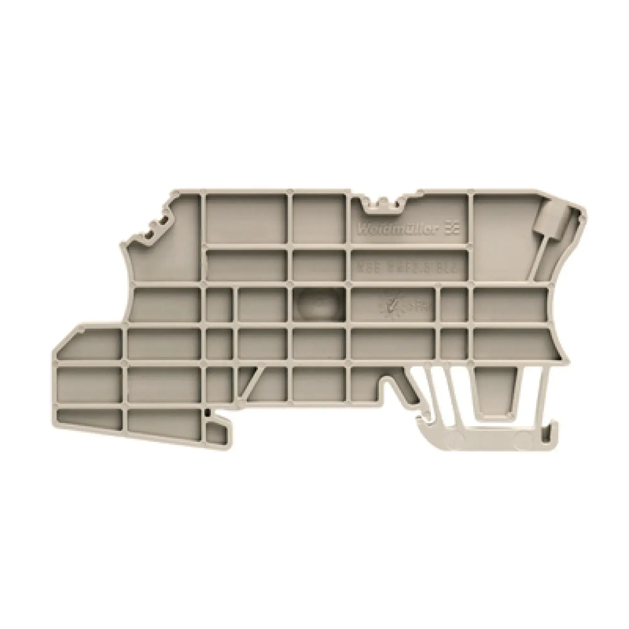 Weidmüller 1142980000 Partition plate (terminal), dark beige, Height: 88.5 mm, Width: 5.08 mm, V-0, Wemid (img_001)