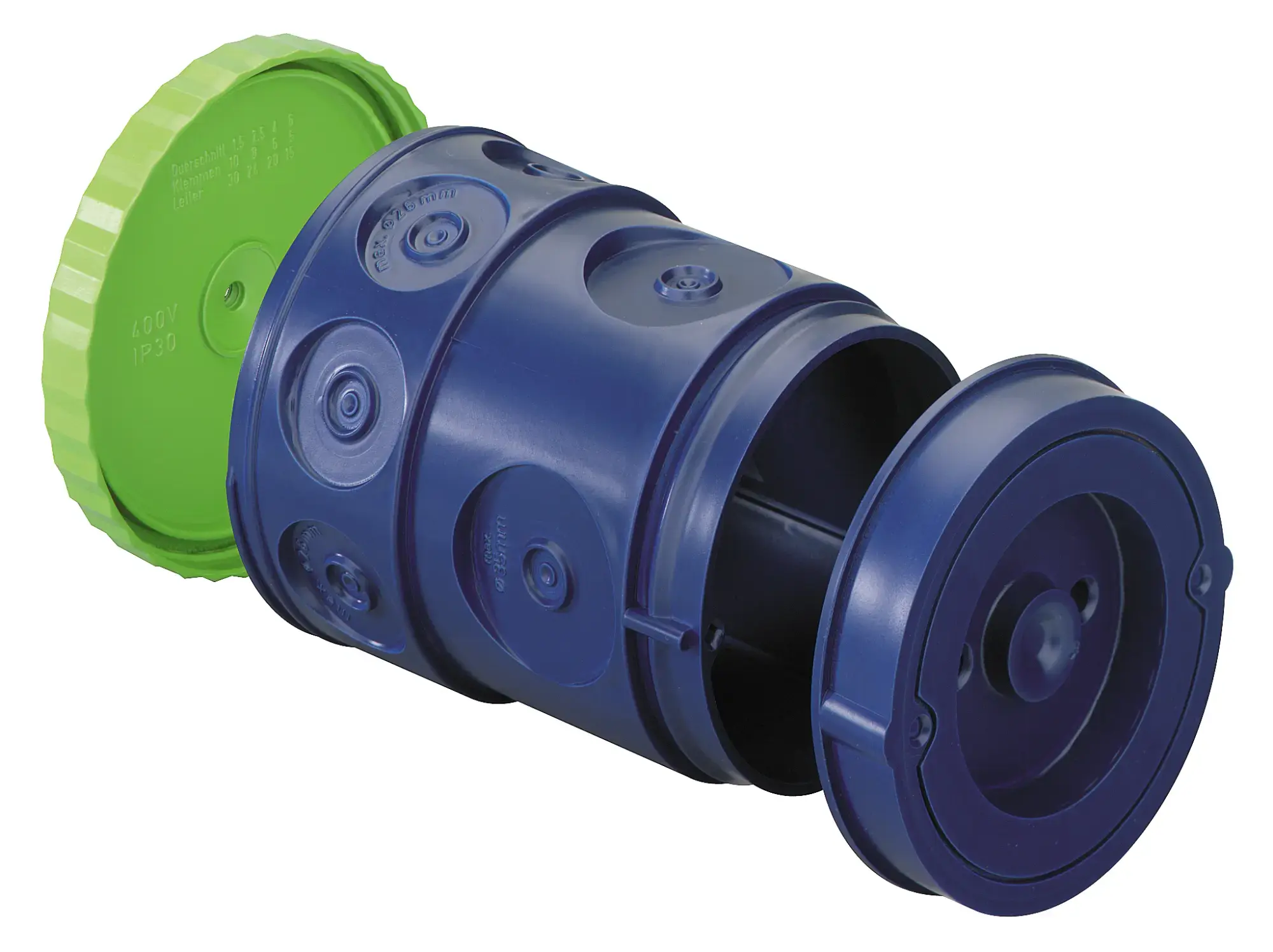 Spelsberg 97331201 Large conduit box , other, Type of protection IP30, Suitable for concrete construction, Rated insulation voltage 400V AC, Halogen free (img_001)