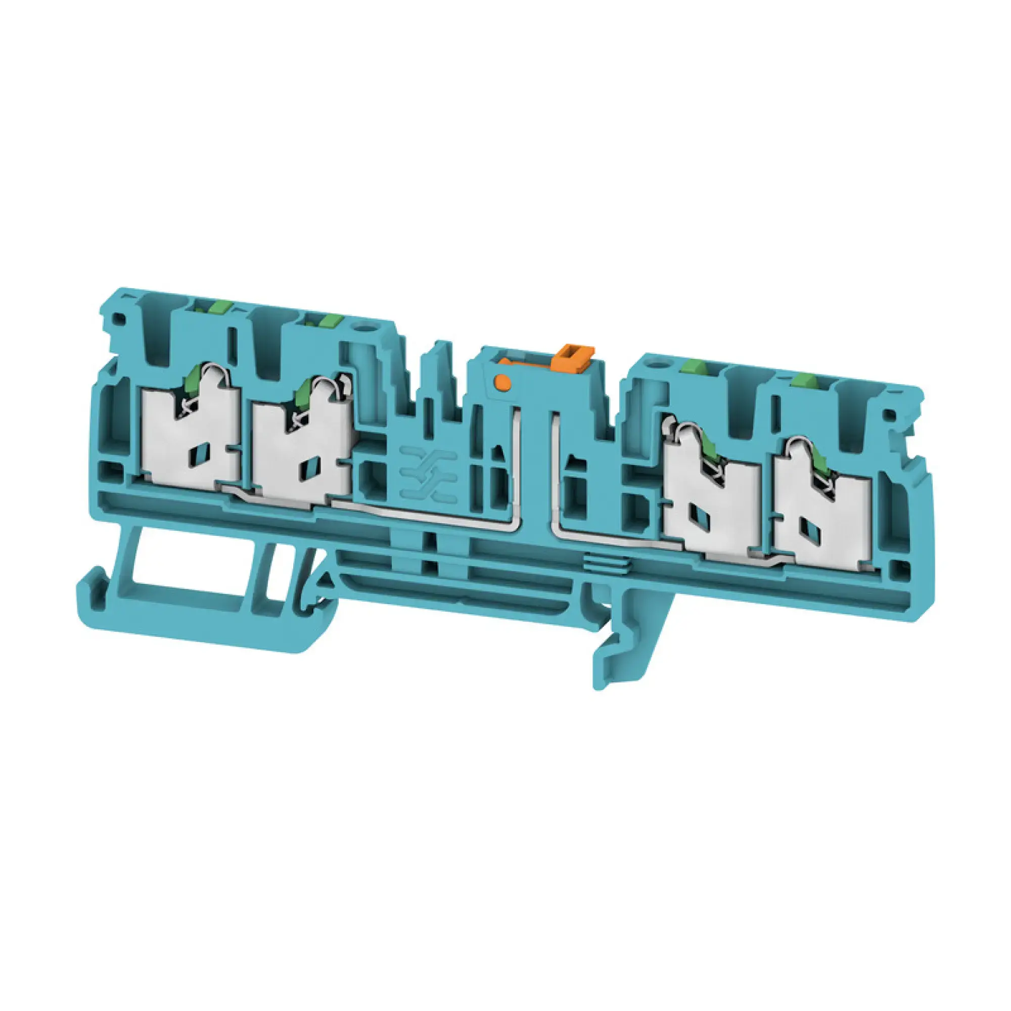 Weidmüller 2974170000 Test-disconnect terminal, SNAP IN, blue, 2.5 mm², 20 A, 500 V, Number of connections: 4, Number of levels: 1 SDT 2.5 4C BL (img_001) Weidmüller 2974170000 Test-disconnect terminal, SNAP IN, blue, 2.5 mm², 20 A, 500 V, Number of connections: 4, Number of levels: 1 SDT 2.5 4C BL (img_001)