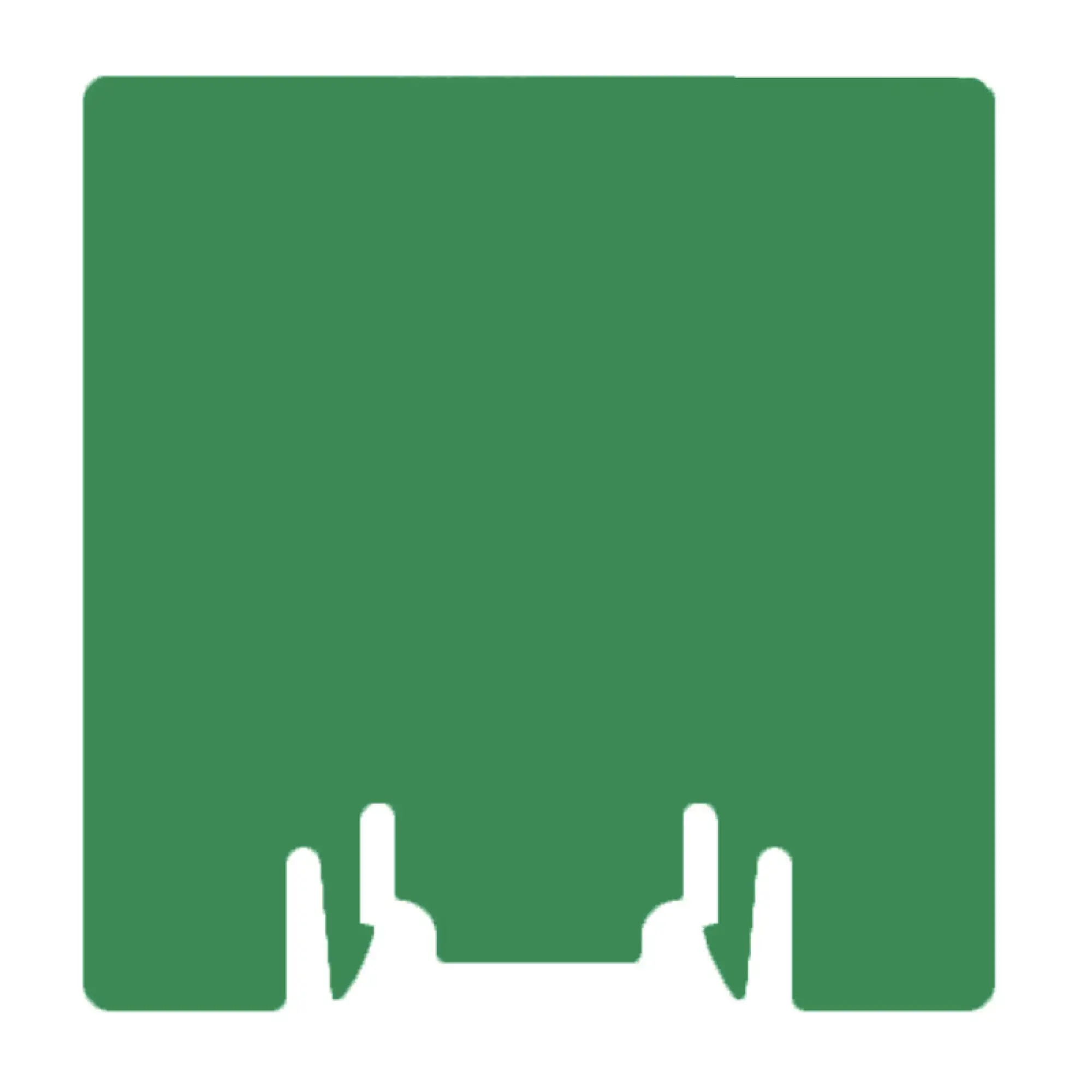 Weidmüller 1190350000 Partition plate (terminal), green, Height: 37 mm, Width: 2 mm, V-0, Wemid (img_001)