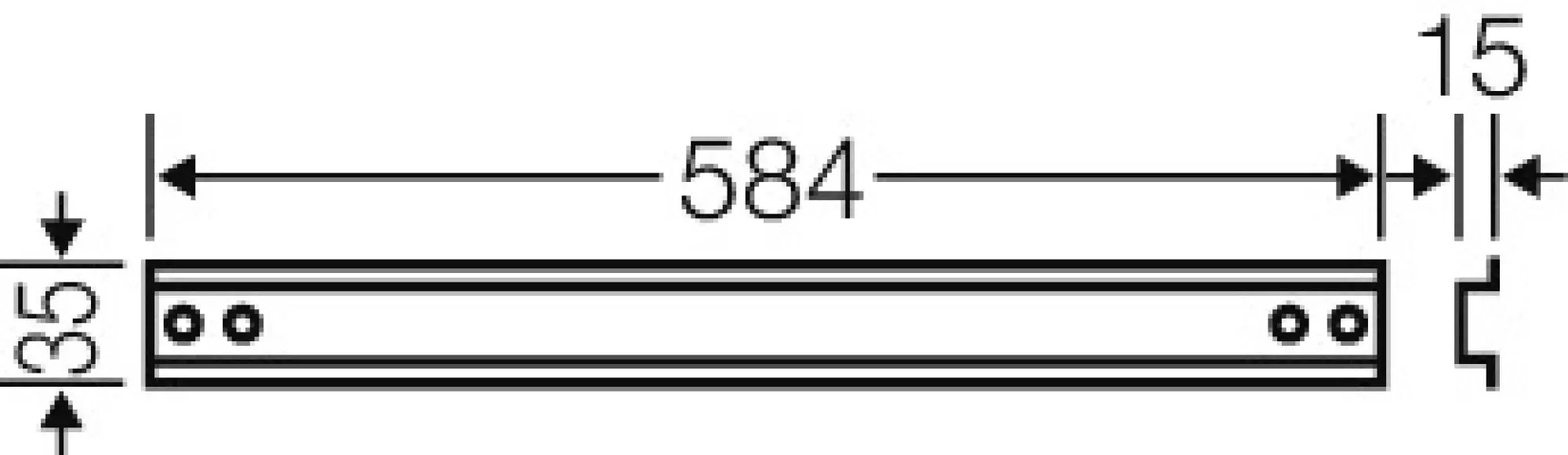 Hensel 2000024 Tragschiene Hutprofil 35 mm, 584 mm lang Mi TS 60 (img_003) Hensel 2000024 Tragschiene Hutprofil 35 mm, 584 mm lang Mi TS 60 (img_003)