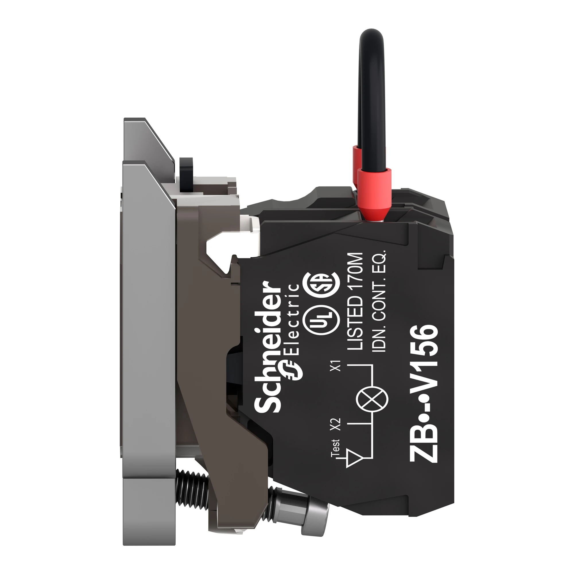 Schneider Electric ZB4BV156 Lampholder with Mounting Flange, Harmony XB4, Metal, White, Incandescent Bulb BA9s, Screw Terminal, 250V (img_006) Schneider Electric ZB4BV156 Lampholder with Mounting Flange, Harmony XB4, Metal, White, Incandescent Bulb BA9s, Screw Terminal, 250V (img_006)