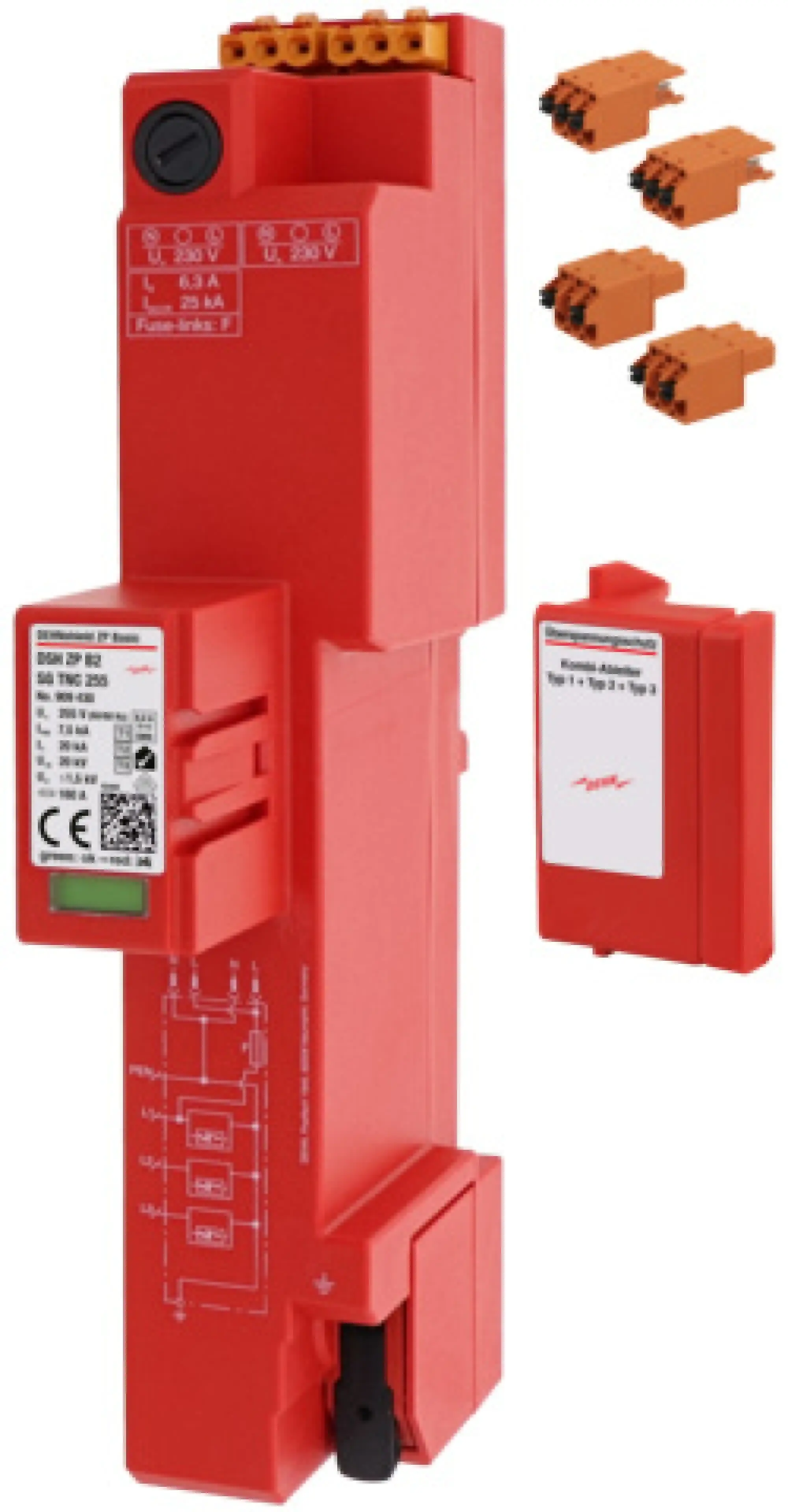 Dehn 909430 Type1+2+3 combined arrester DEHNshield ZP Basic 2 for TNC systems (img_003)