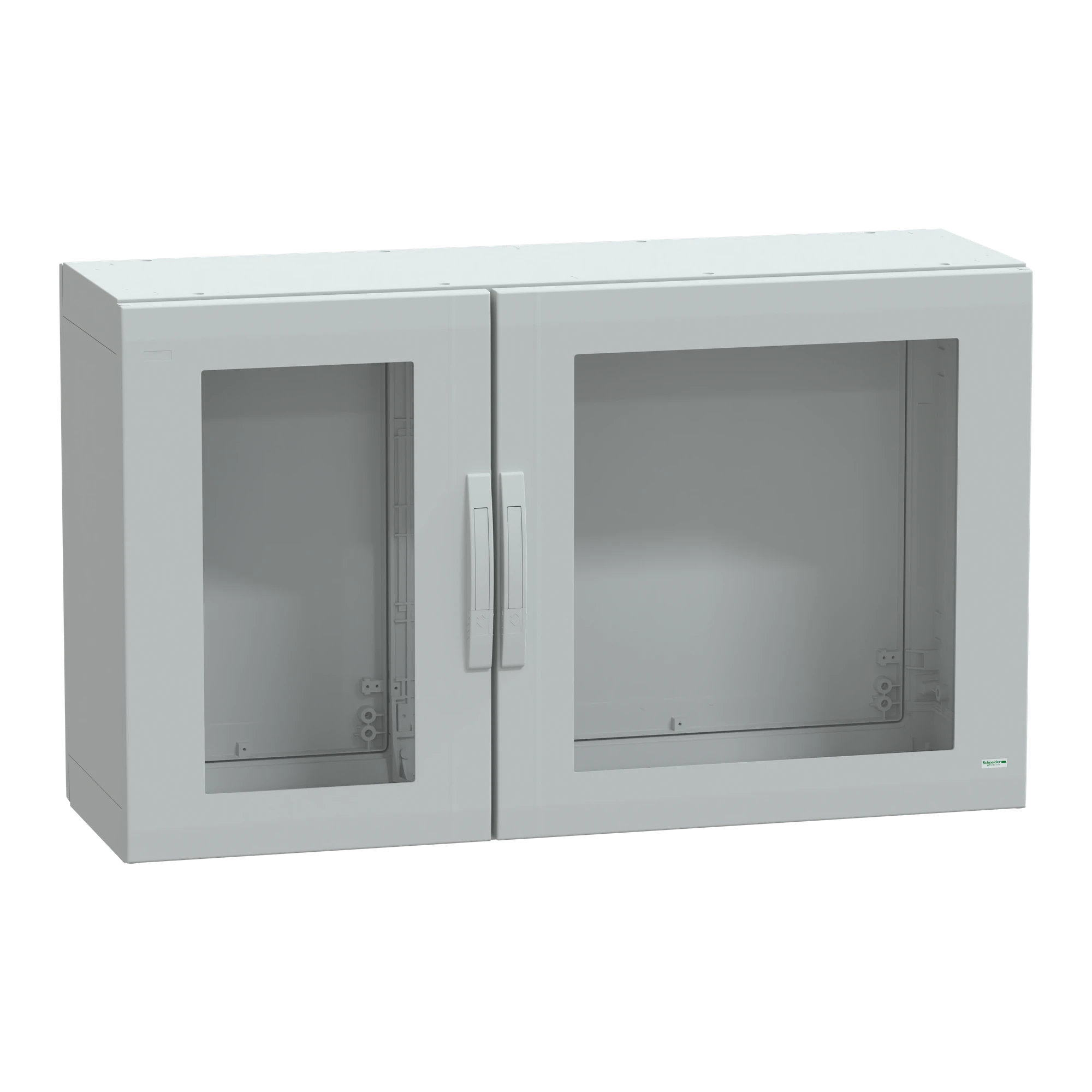 Schneider Electric NSYPLA7124TG Polyester enclosure floor-standing PLA completely sealed 750x1250x420mm IP65, transp. doors (img_001)