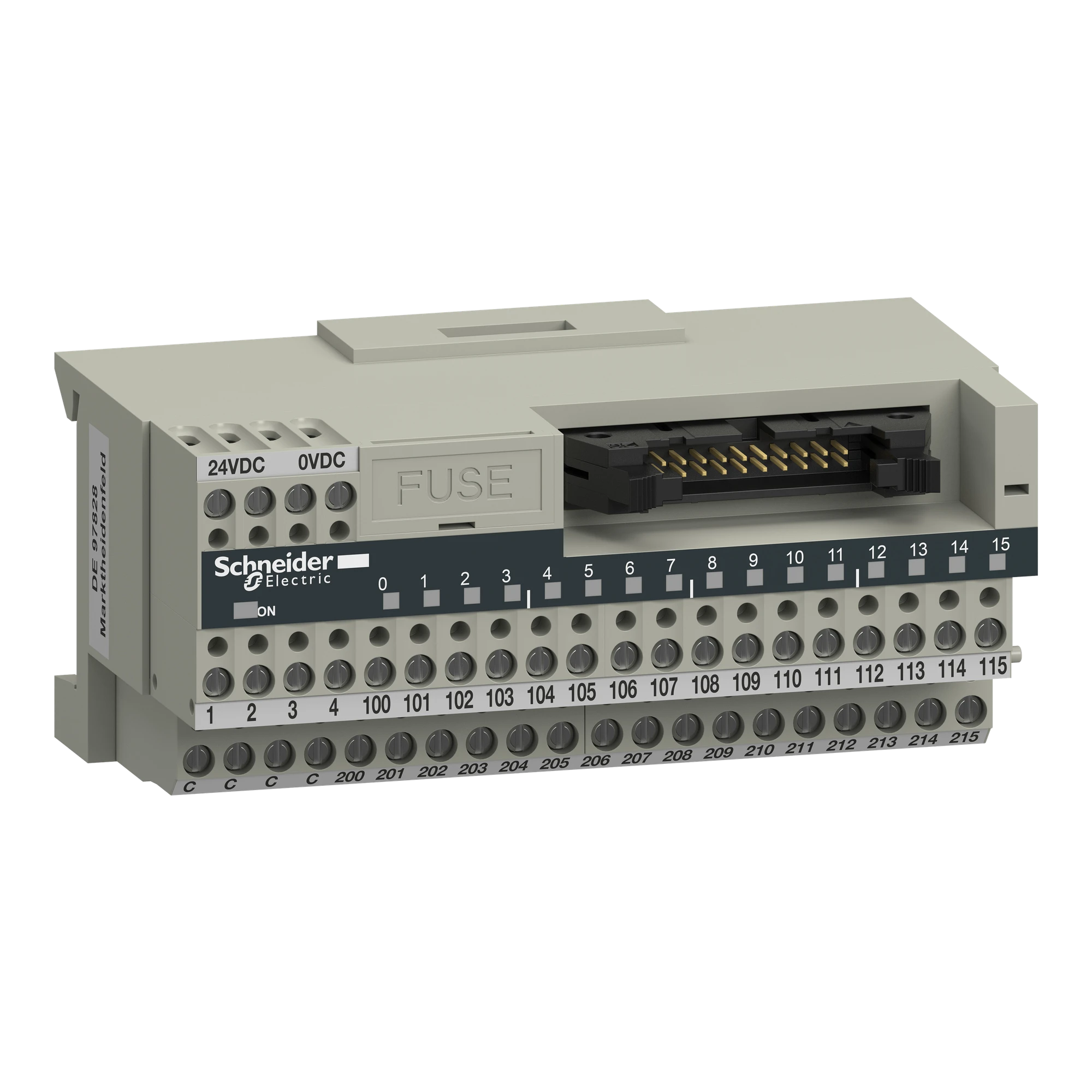 Schneider Electric ABE7H16C21 Passive Terminal Block ABE7, 16 Inputs or Outputs, LED (img_001)