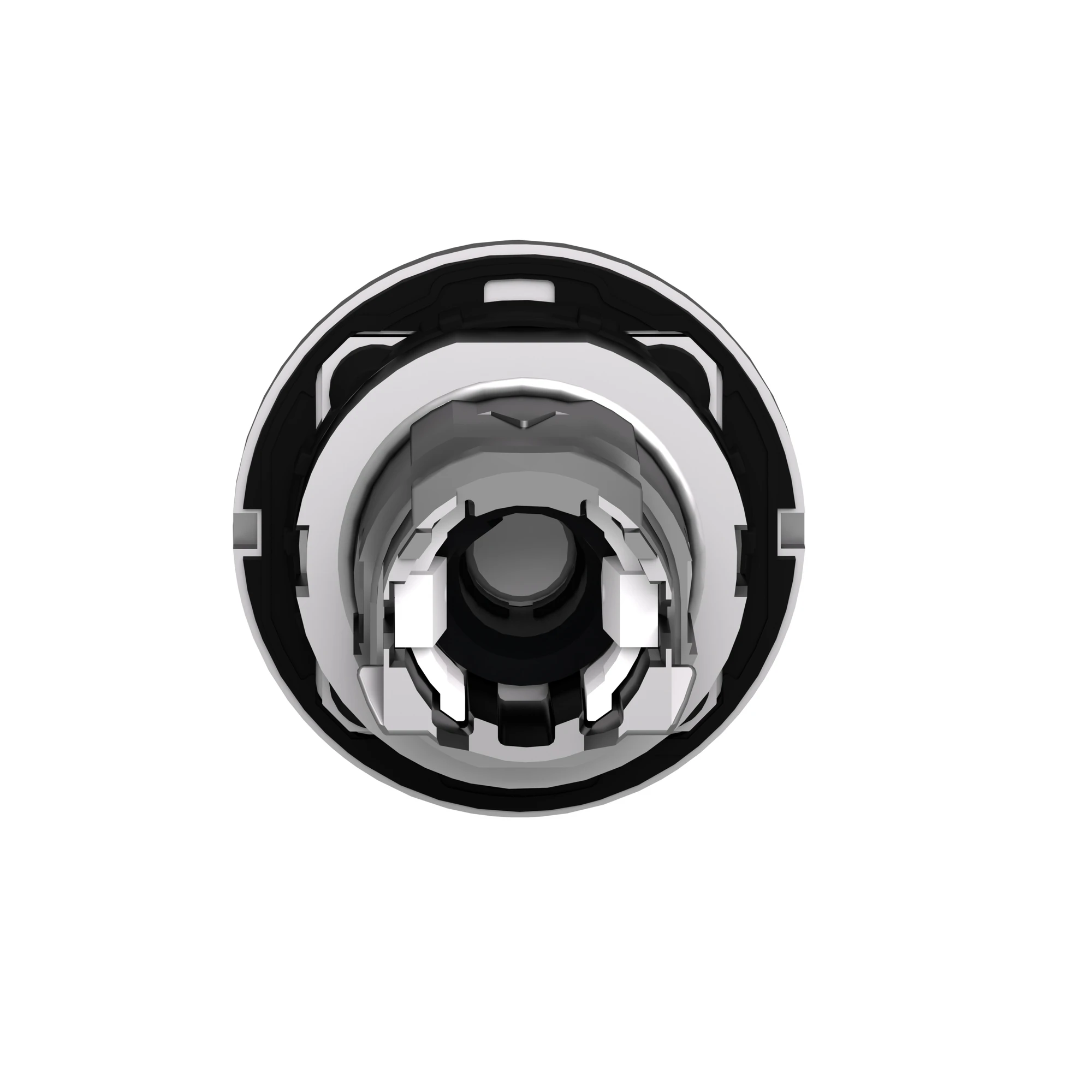 Schneider Electric ZB4FK1563 Illuminated selector switch, front element, Harmony XB4F, metal, 30mm, blue, for universal LED, 3 positions, center detent (img_002)