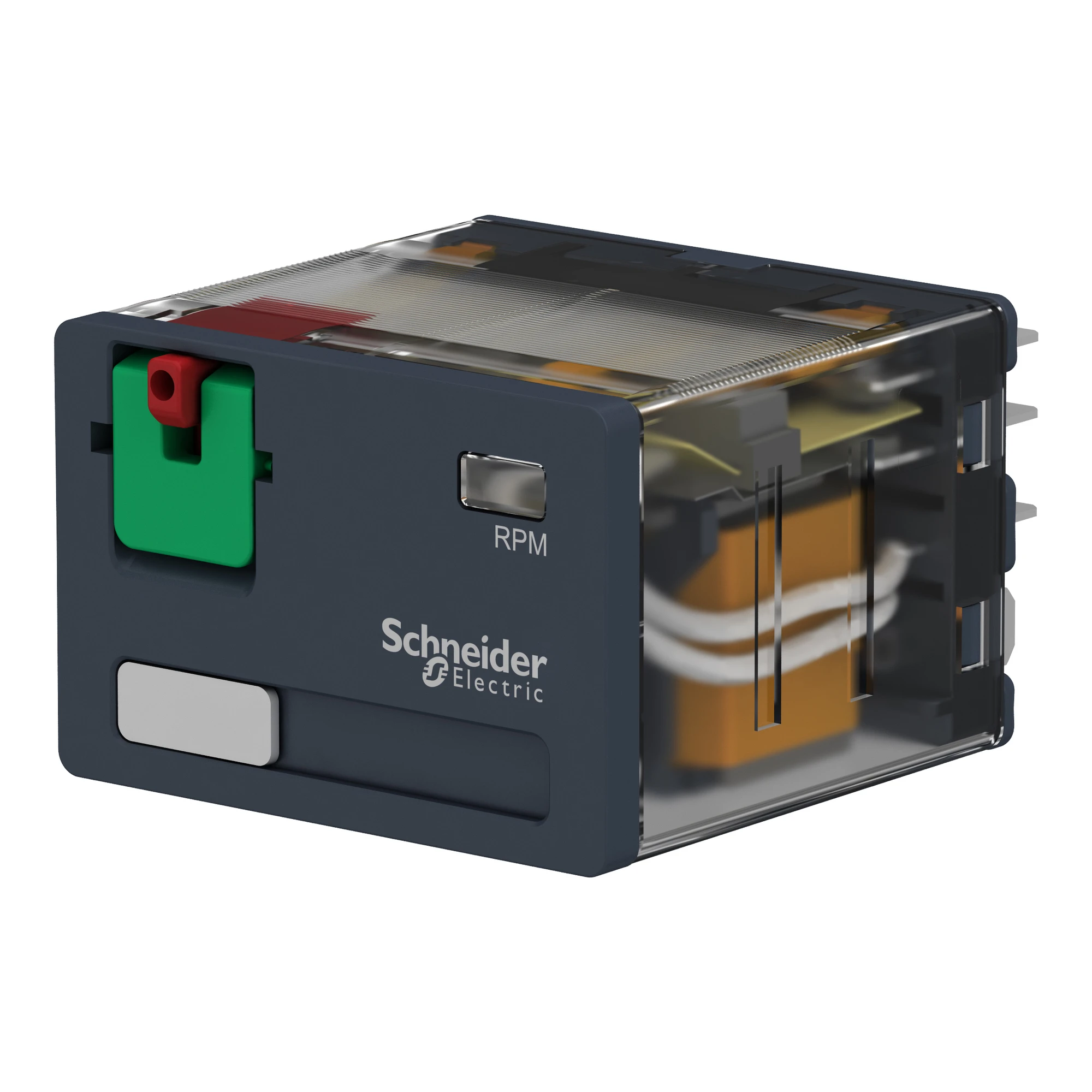 Schneider Electric RPM41P7 Power Relay RPM, 4 W, 15 A, 230VAC, without LED, with test button (img_003) Schneider Electric RPM41P7 Power Relay RPM, 4 W, 15 A, 230VAC, without LED, with test button (img_003)