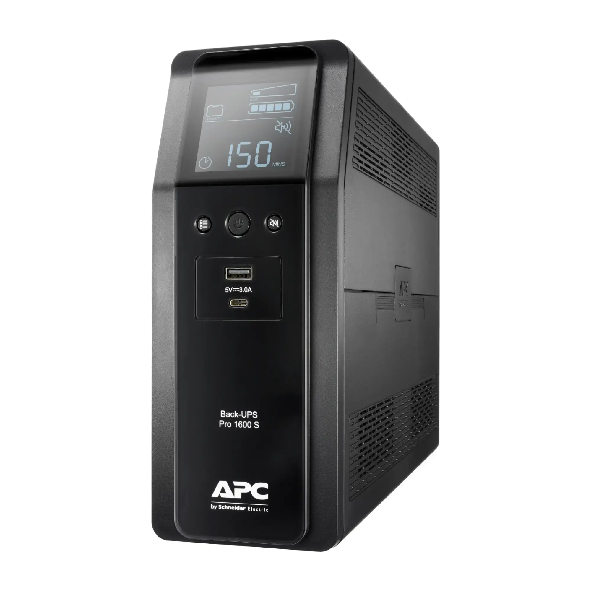 APC BR1600SI APC Back-UPS Pro, 1600 VA/960 W, Tower, 230 V, 8x IEC C13- Ausgänge, Sinuswelle, AVR, USB-Anschlüsse Typ A + C, LCD, austauschbare Batterie (img_008)