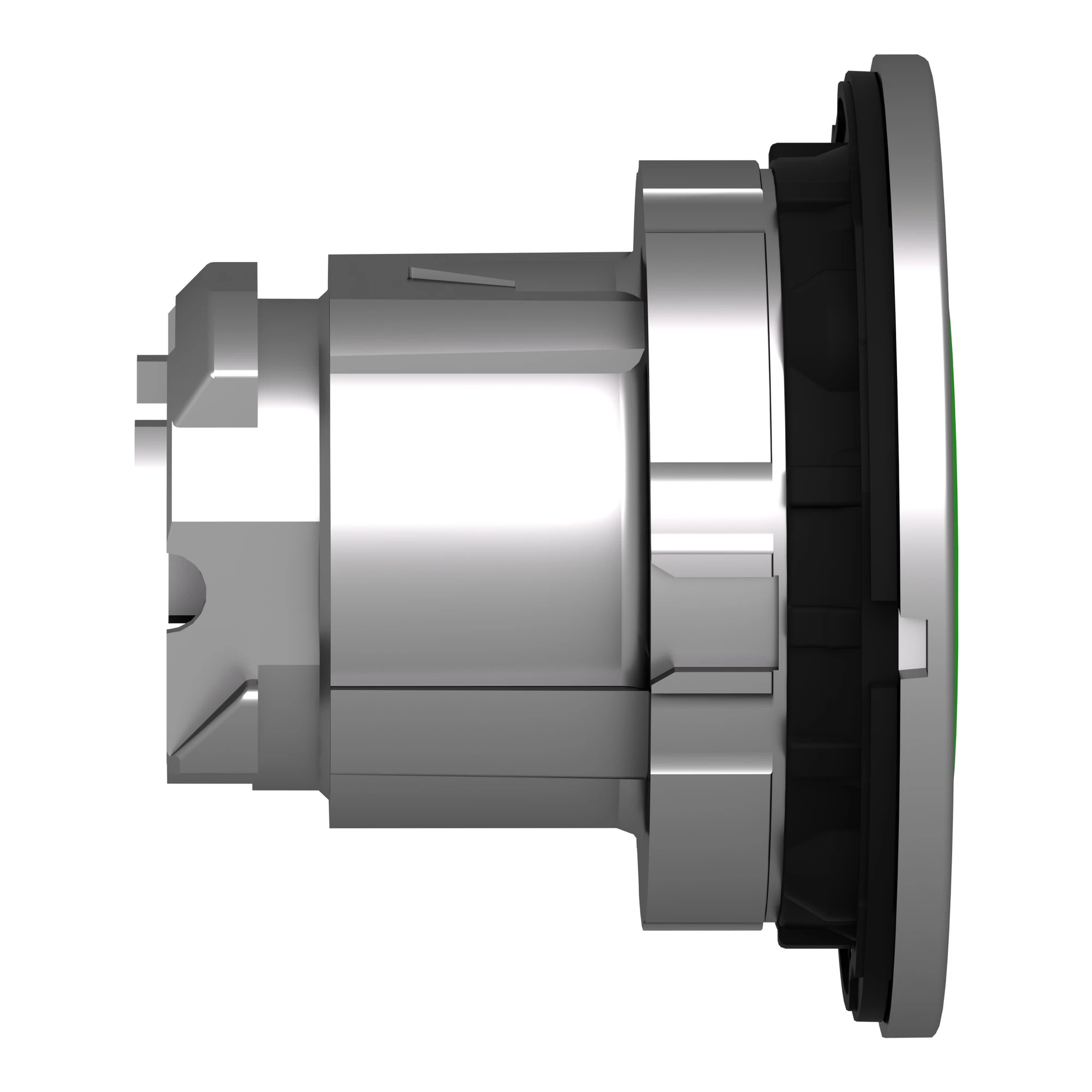 Schneider Electric ZB4FA336 Pushbutton, front element, Harmony XB4F, metal, 30mm, green, labeled II, momentary (img_002)