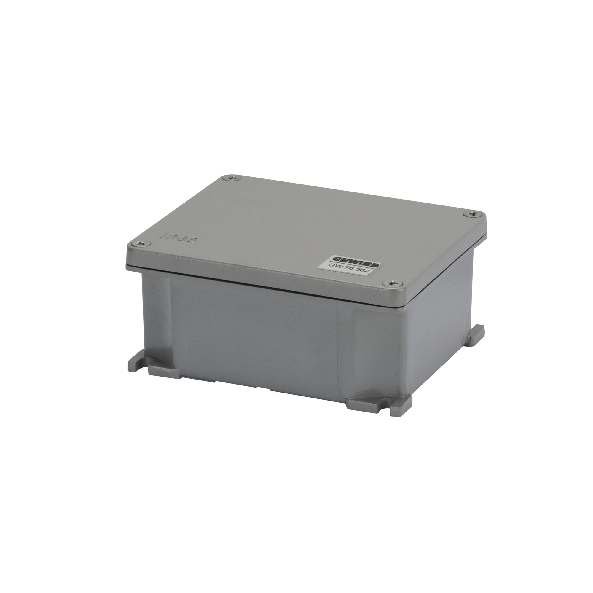 GEWISS GW76265 JUNCTION BOX IN DIE-CAST ALUMINIUM - PAINTED - METALLIC GREY - 239X202X85 - IP66 (img_001)