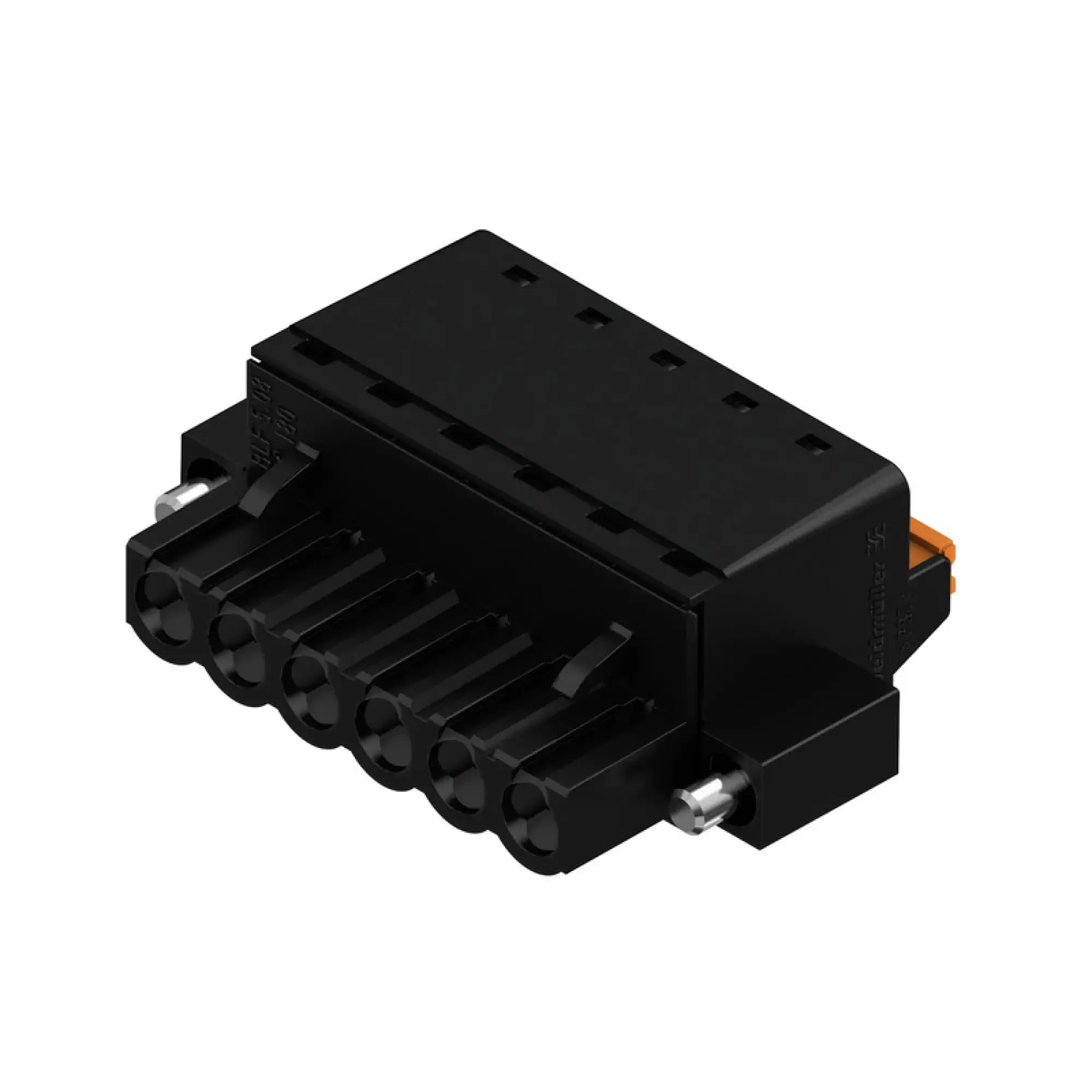 Weidmüller 1012680000 PCB connector (wire connection), 320 V, 24 A, Pitch in mm: 5.08, 3.31 mm², Number of poles: 6, PUSH IN with actuator, Box (img_001)