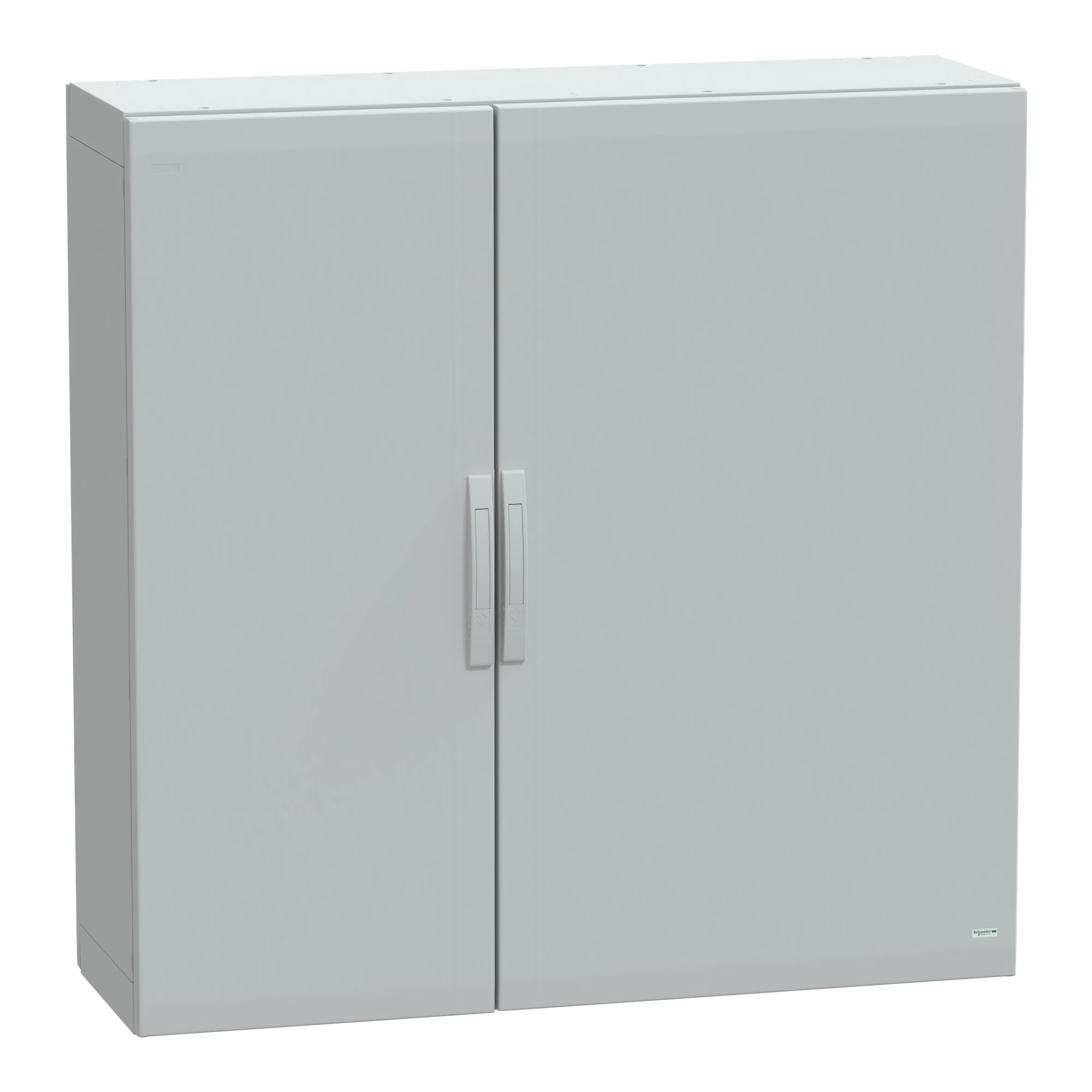 Schneider Electric NSYPLA12124G Polyester Enclosure Floor-Standing PLA Completely Sealed 1250x1250x420mm IP65, Solid Doors (img_001)