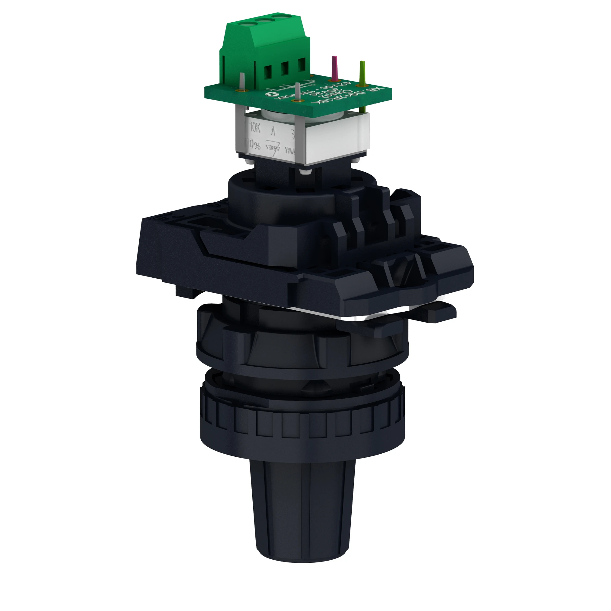 Schneider Electric XB5AD912R470K Potentiometer, complete device, Harmony XB5, plastic, black, 22mm, resistance 470K Ohm (img_003) Schneider Electric XB5AD912R470K Potentiometer, complete device, Harmony XB5, plastic, black, 22mm, resistance 470K Ohm (img_003)