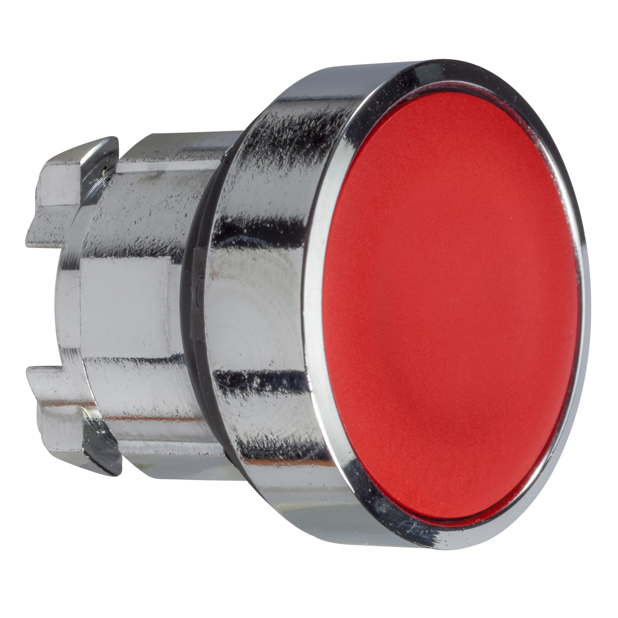 Schneider Electric ZB4BH04 Pushbutton, Front Element, Harmony XB4, Metal, 22mm, Red, Unlabeled, Latching (img_001)