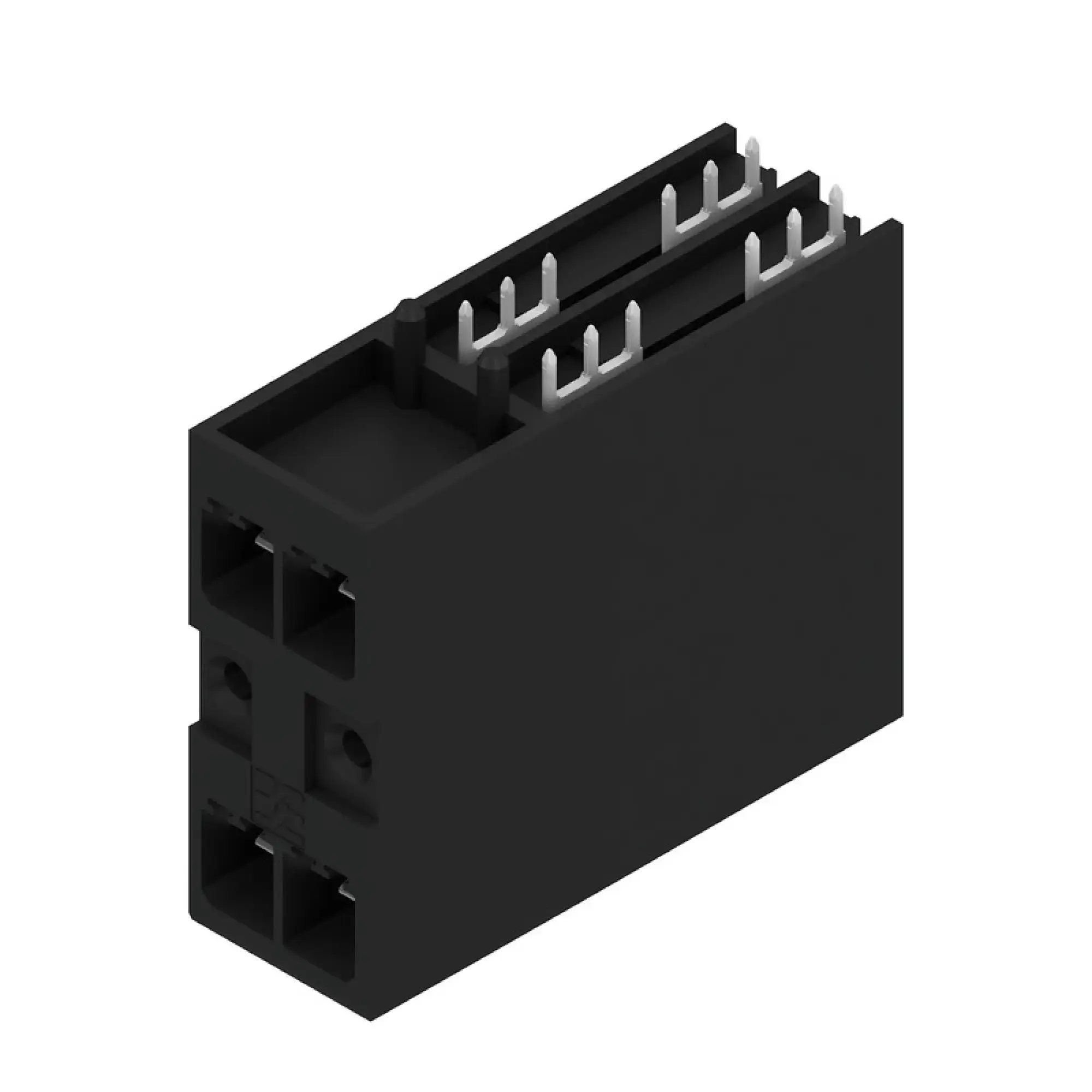 Weidmüller 1543290000 PCB connector (board connection), 630 V, 47 A, Pitch in mm: 7.62, Number of poles: 4, THT solder connection, Box (img_001)