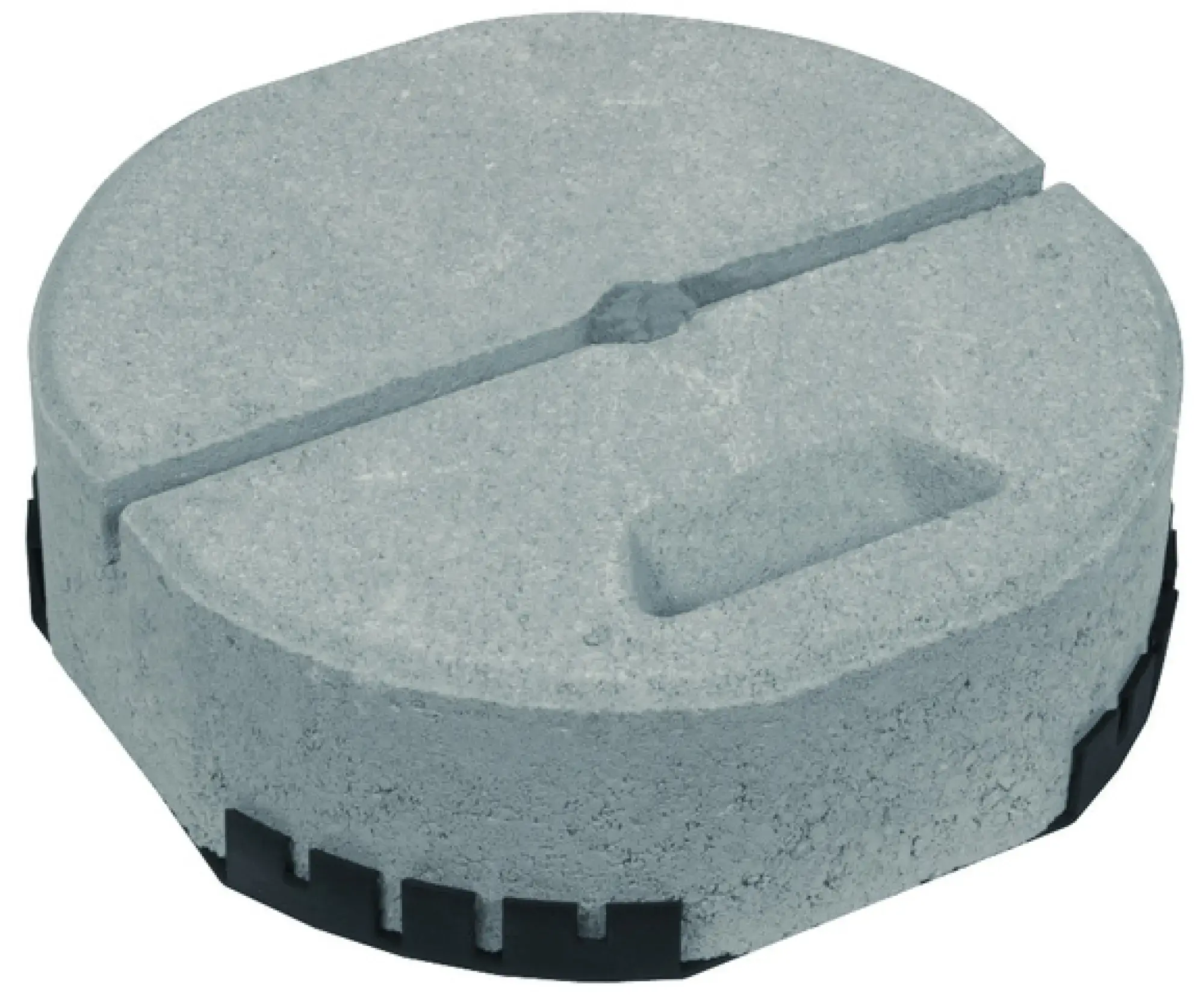 Dehn 102013 Concrete base C45/55 with recessed grip and support plate D337 mm H90 mm for interception rod D16 mm (img_001)