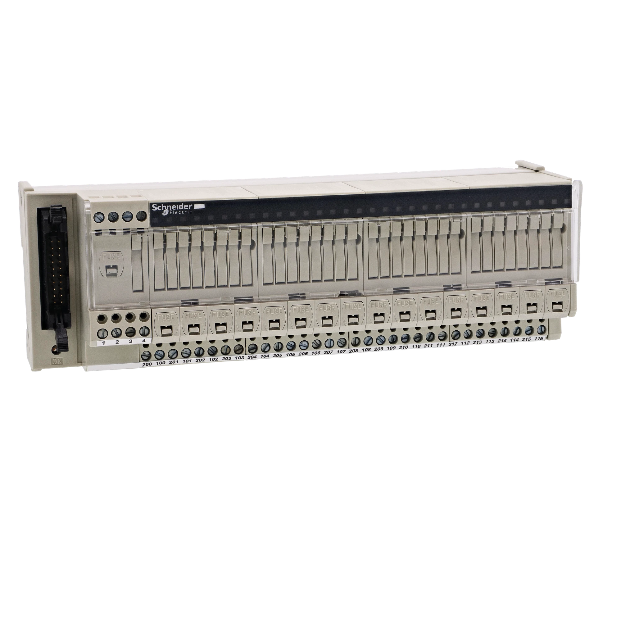 Schneider Electric ABE7H16F43 Passive Terminal Block ABE7, 16 Outputs, Fuses, LED, Disconnect Switch (img_002) Schneider Electric ABE7H16F43 Passive Terminal Block ABE7, 16 Outputs, Fuses, LED, Disconnect Switch (img_002)