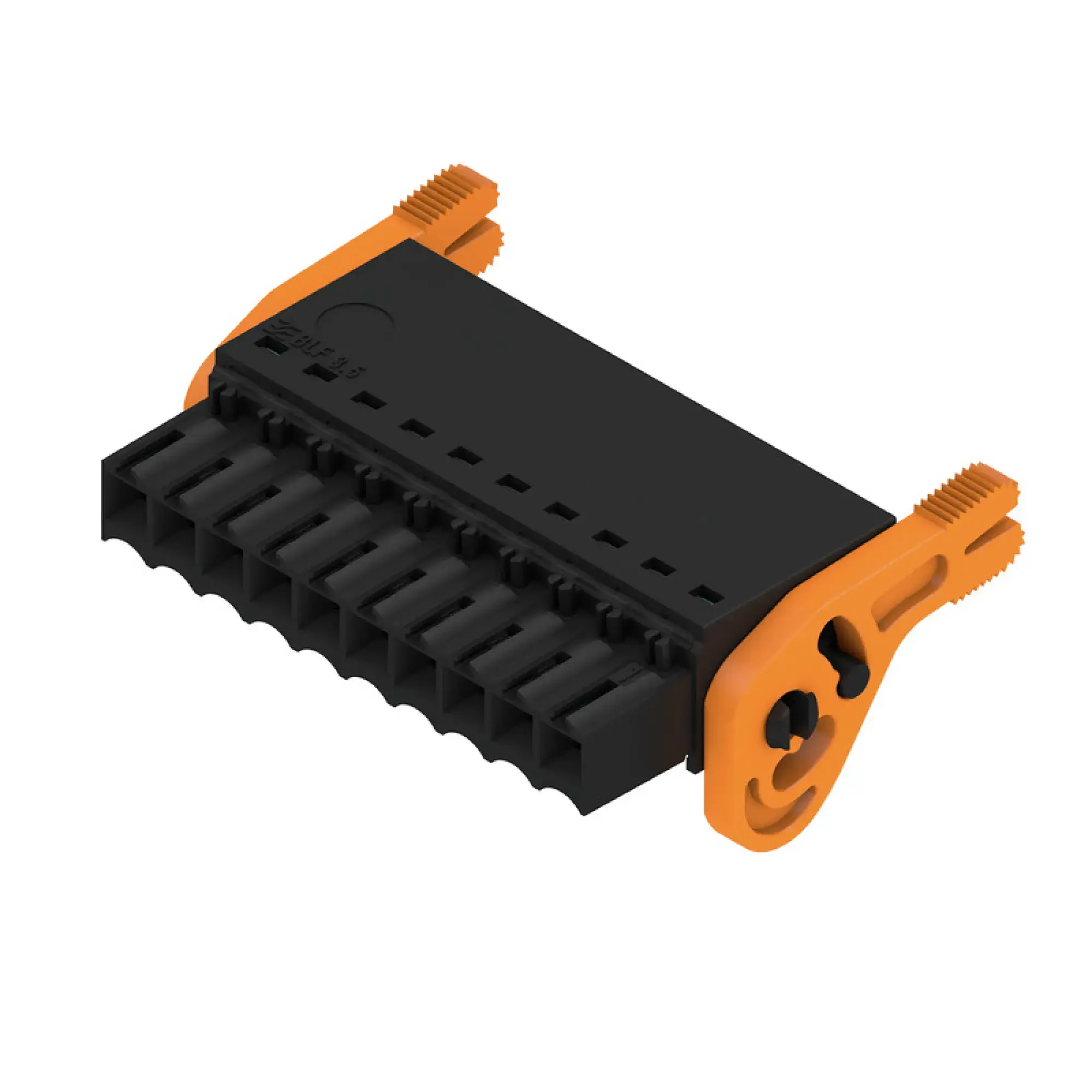 Weidmüller 2538090000 PCB connector (wire connection), 160 V, 17.5 A, Pitch in mm: 3.50, 1.5 mm², Number of poles: 10, PUSH IN with actuator, Box (img_001)