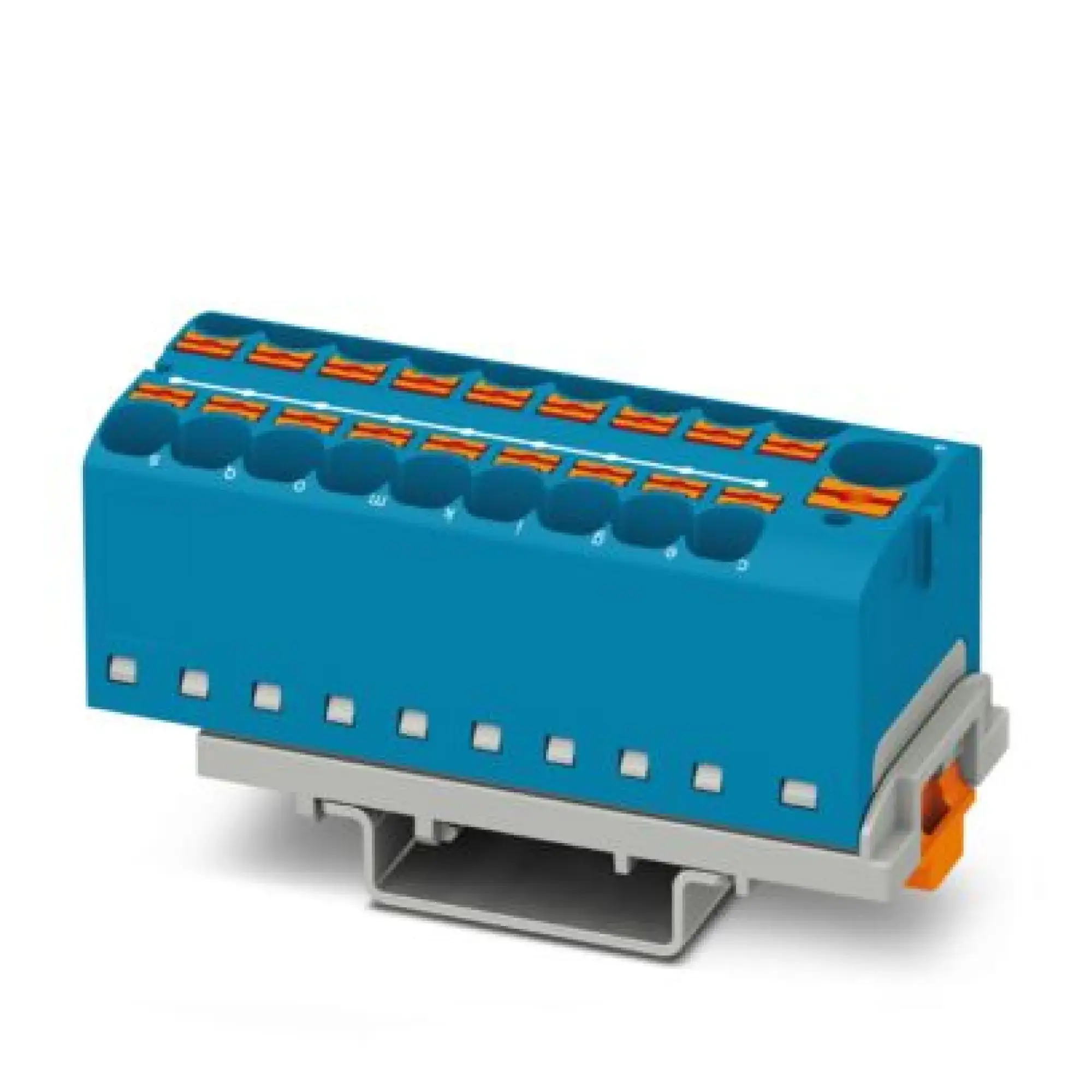 Phoenix Contact 3273638 Distribution block PTFIX 10/18X4-NS35 BU (img_001)