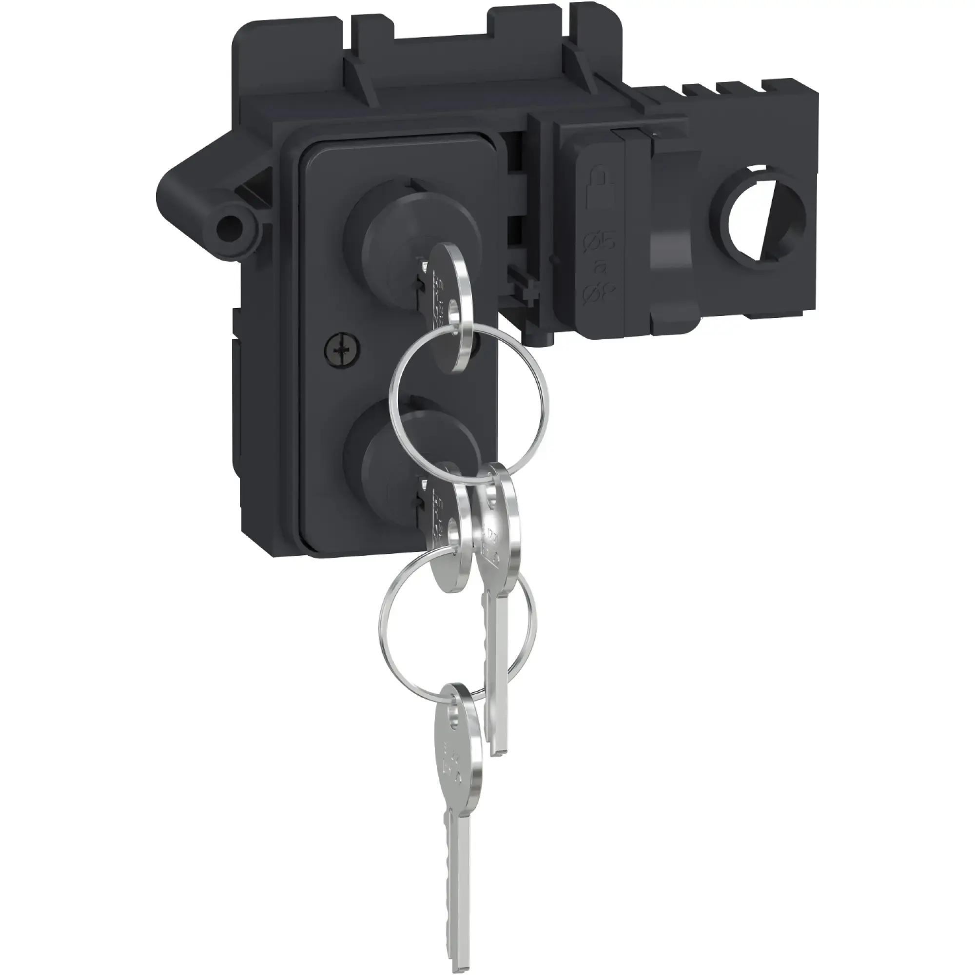 Schneider Electric LV848551 Locking of MasterPact MTZ2/3 in OFF position type RONIS 2 locks with 2 keys + adapter set (img_002)