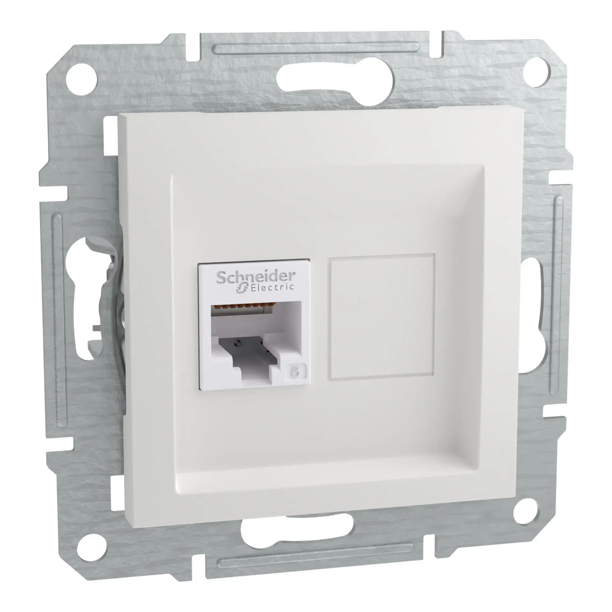 Schneider Electric EPH4770121D RJ45 Cat. 6e UTP 1-Port ICD flush-mounted, white, Asfora (img_002) Schneider Electric EPH4770121D RJ45 Cat. 6e UTP 1-Port ICD flush-mounted, white, Asfora (img_002)