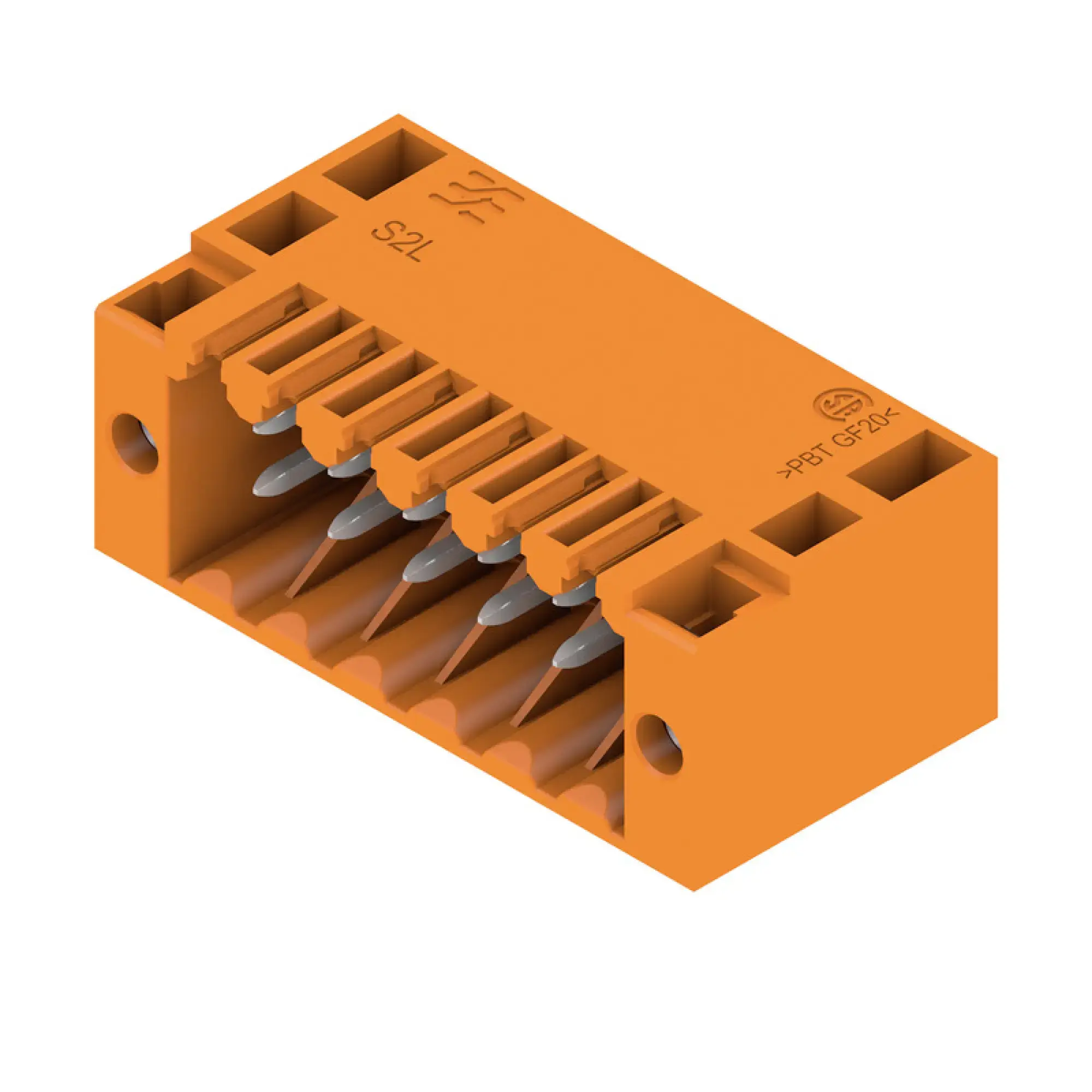 Weidmüller 1728500000 PCB connector (board connection), 125 V, 10 A, Pitch in mm: 3.50, Number of poles: 12, THT solder connection, Box (img_001)