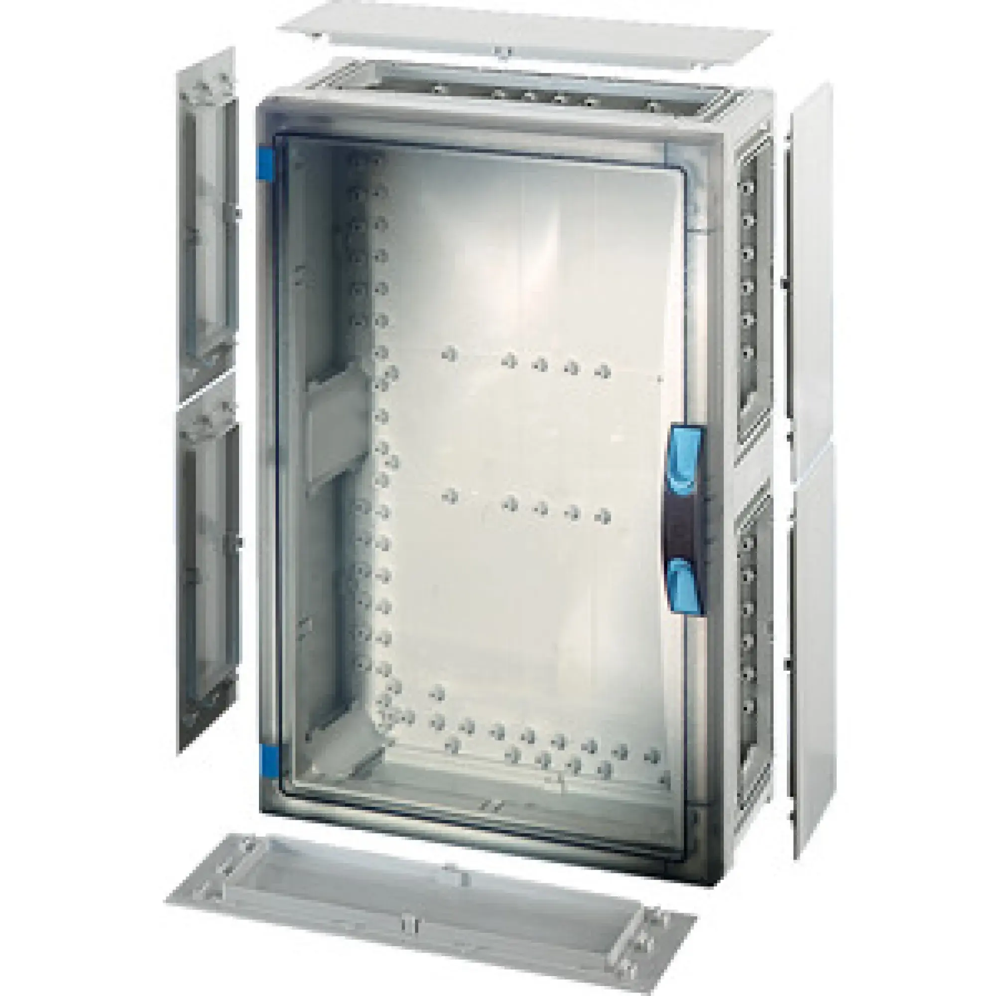 Hensel 68000310 ENYSTAR-Leergehäuse, Einbaumaße 486x306x136mm, transparenter Tür FP 0461 (img_001)