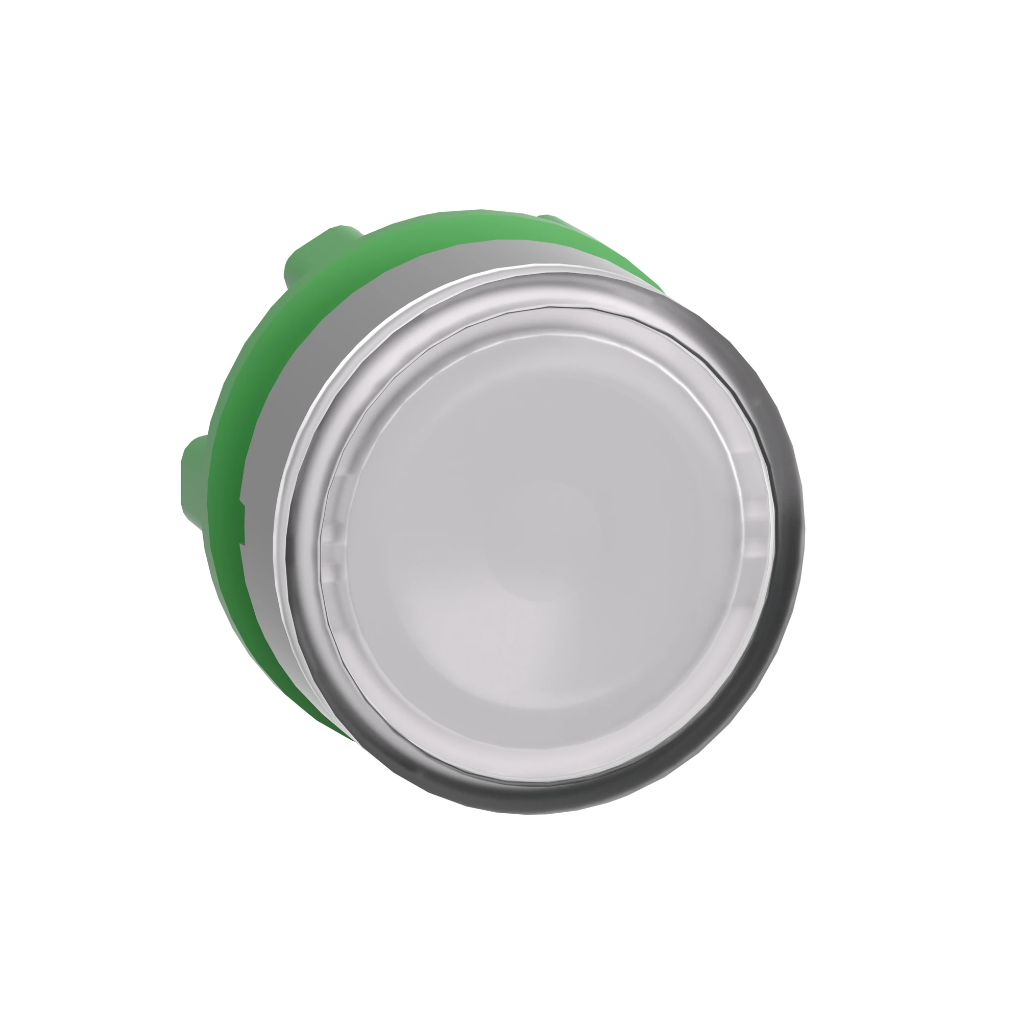 Schneider Electric ZB5AW313C0 Illuminated push-button, front element, Harmony XB5, plastic, 22mm, light gray, white, for universal LED (img_002)