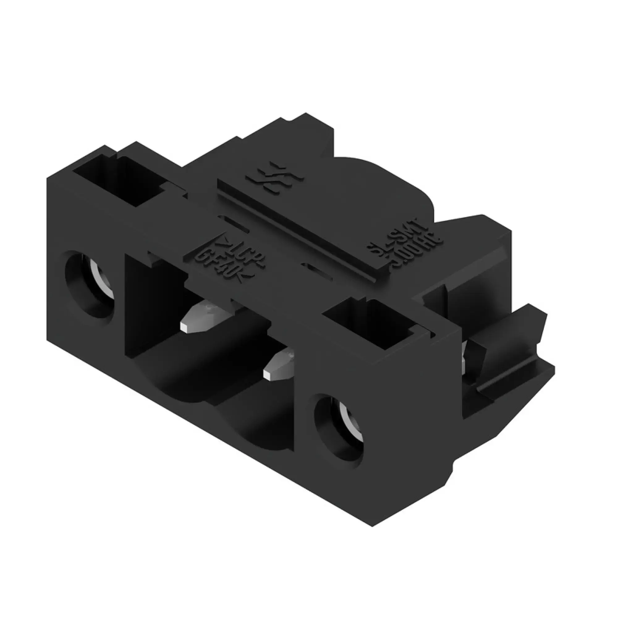 Weidmüller 1797230000 PCB connector (board connection), 320 V, 27.5 A, Pitch in mm: 5.00, Number of poles: 2, THT/THR solder connection, Box (img_001)