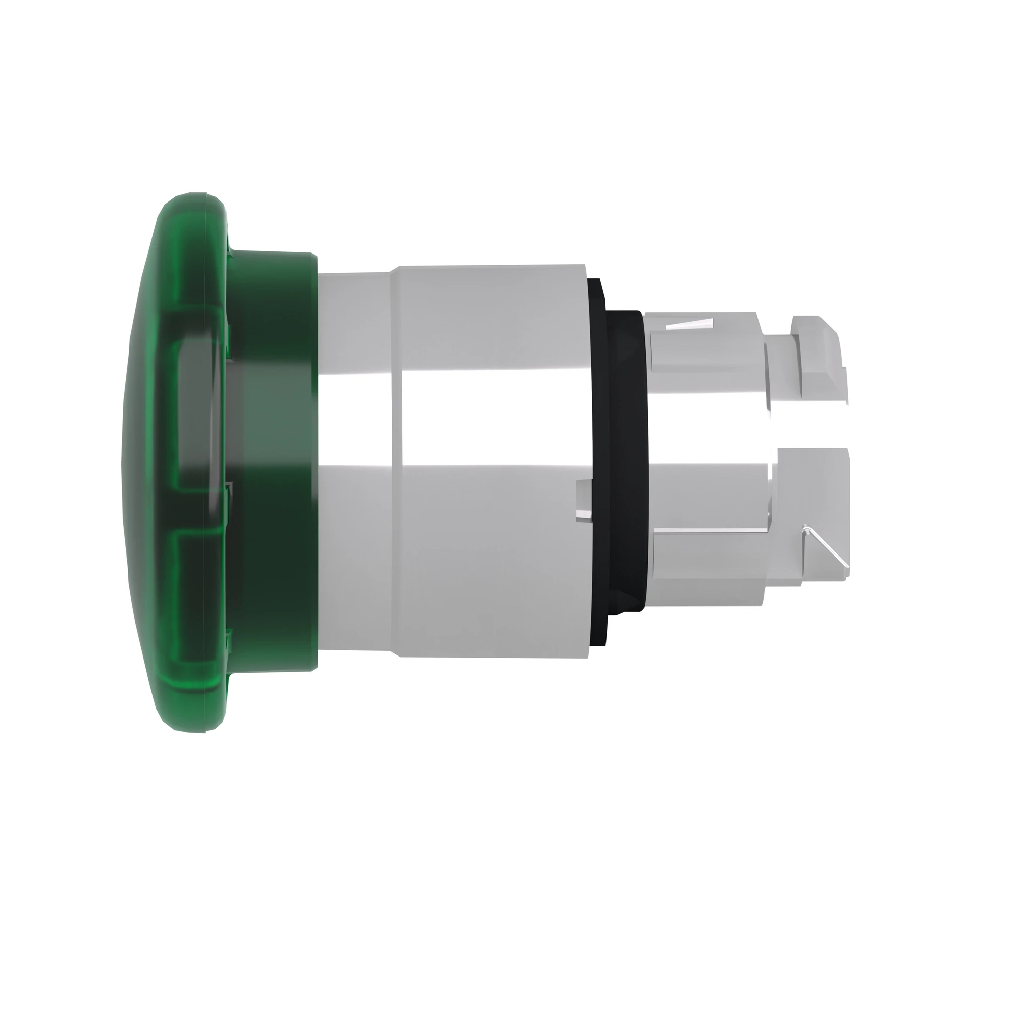 Schneider Electric ZB4BW633 Mushroom push button, front element, Harmony XB4, metal, 22mm, illuminated, green, pull release, for universal LED (img_005)