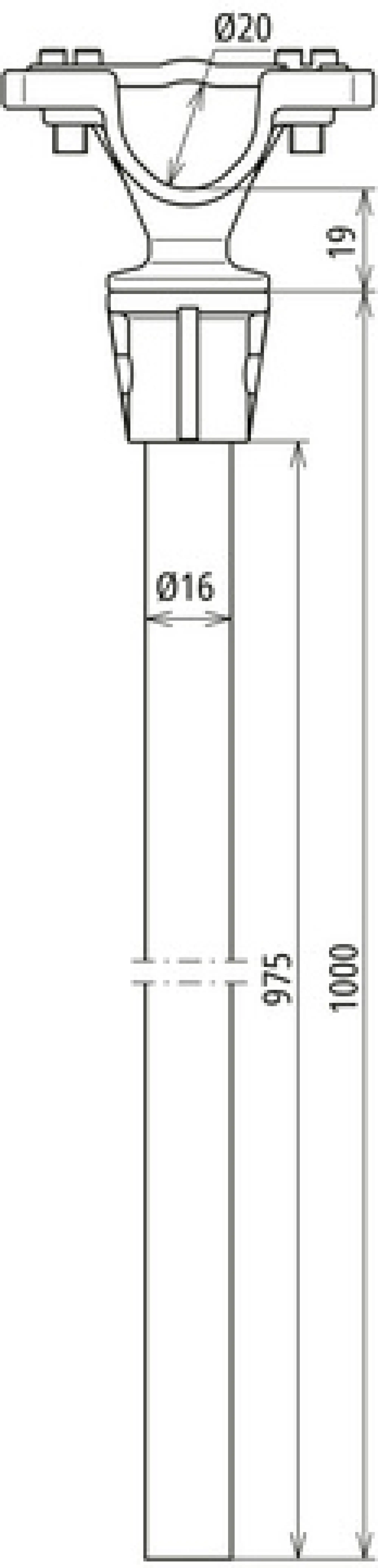 Dehn 106812 Spacer GRP L 1000mm grey with plastic cond. holder D 20mm HVI conductor (img_002) Dehn 106812 Spacer GRP L 1000mm grey with plastic cond. holder D 20mm HVI conductor (img_002)