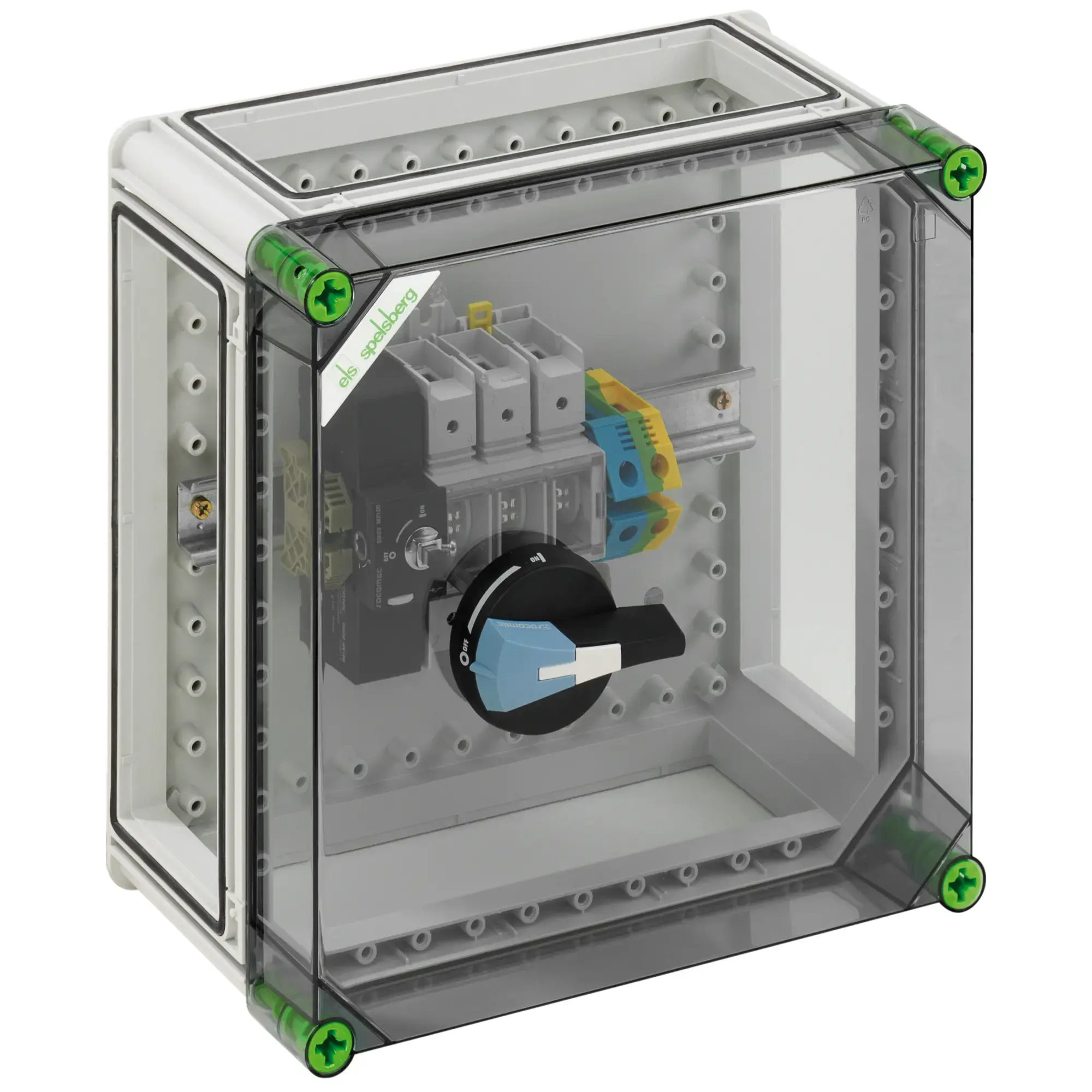 Spelsberg 03221001 Empty enclosure for switchgear, Type of protection IP65, Impact strength IK08, Protection class II, Un 690V AC, Rated voltage 400V DC, Halogen free (img_001) Spelsberg 03221001 Empty enclosure for switchgear, Type of protection IP65, Impact strength IK08, Protection class II, Un 690V AC, Rated voltage 400V DC, Halogen free (img_001)