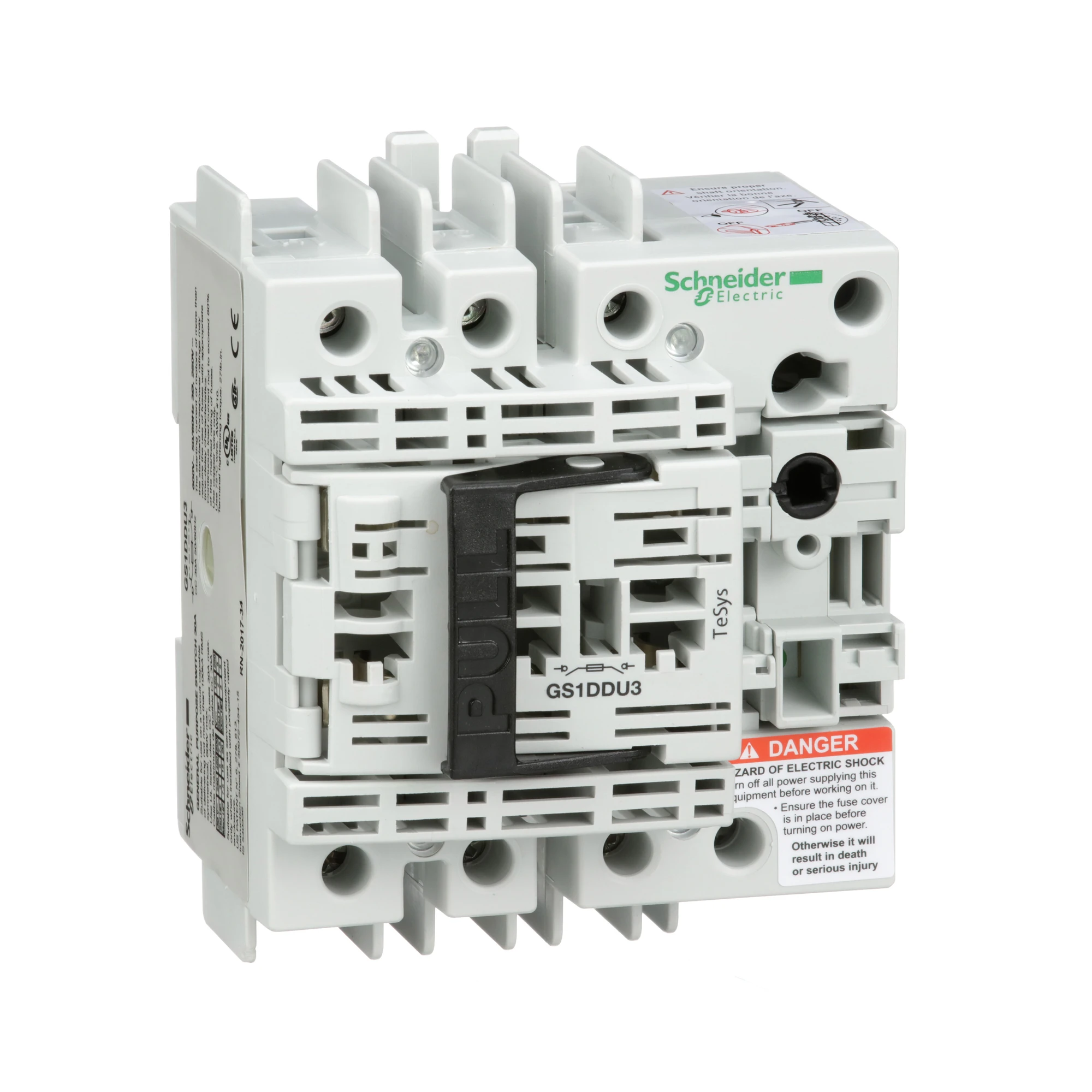 Schneider Electric GS1DDU3 Secured Disconnect Switch Base GS1 3p 3 F, 30A (img_001) Schneider Electric GS1DDU3 Secured Disconnect Switch Base GS1 3p 3 F, 30A (img_001)