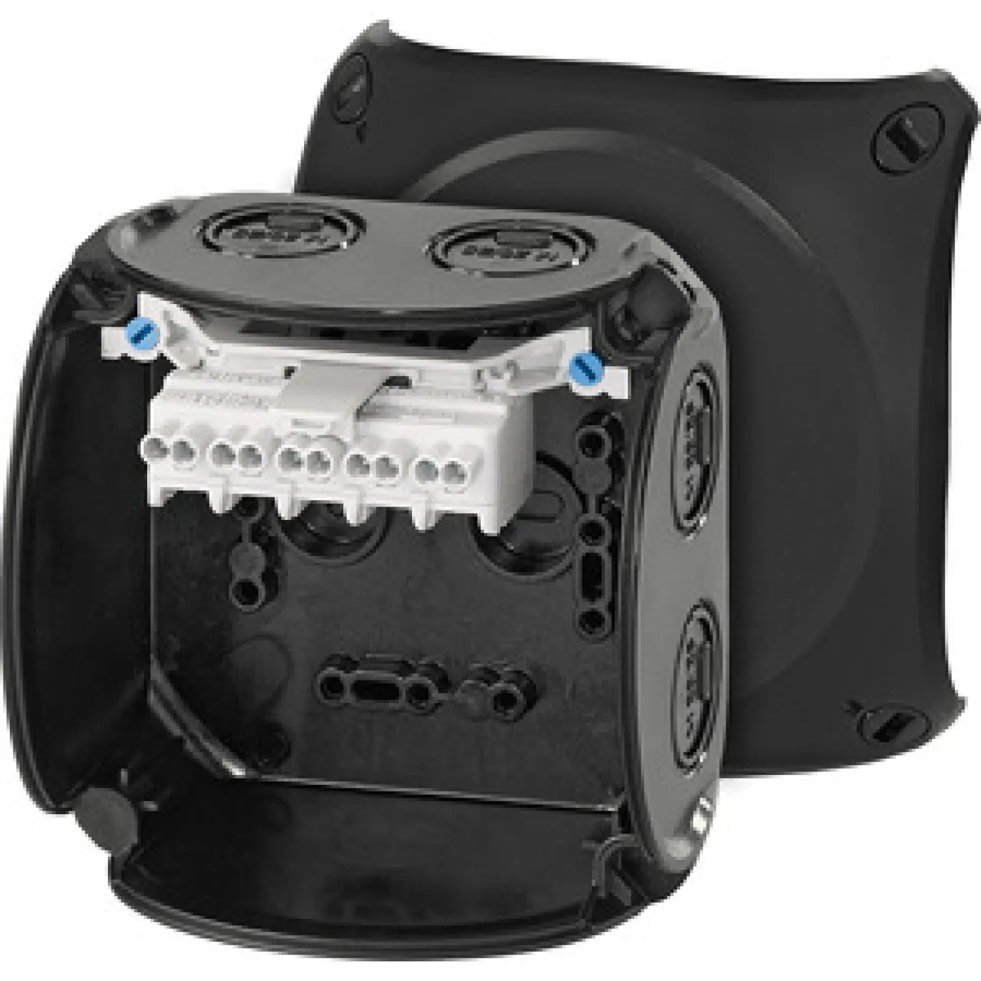 Hensel 62000048 Kabelabzweigkasten 1,5-2,5 qmm 4 qmm 1phasig, 5polig, schwarz KF 0402 B (img_001)