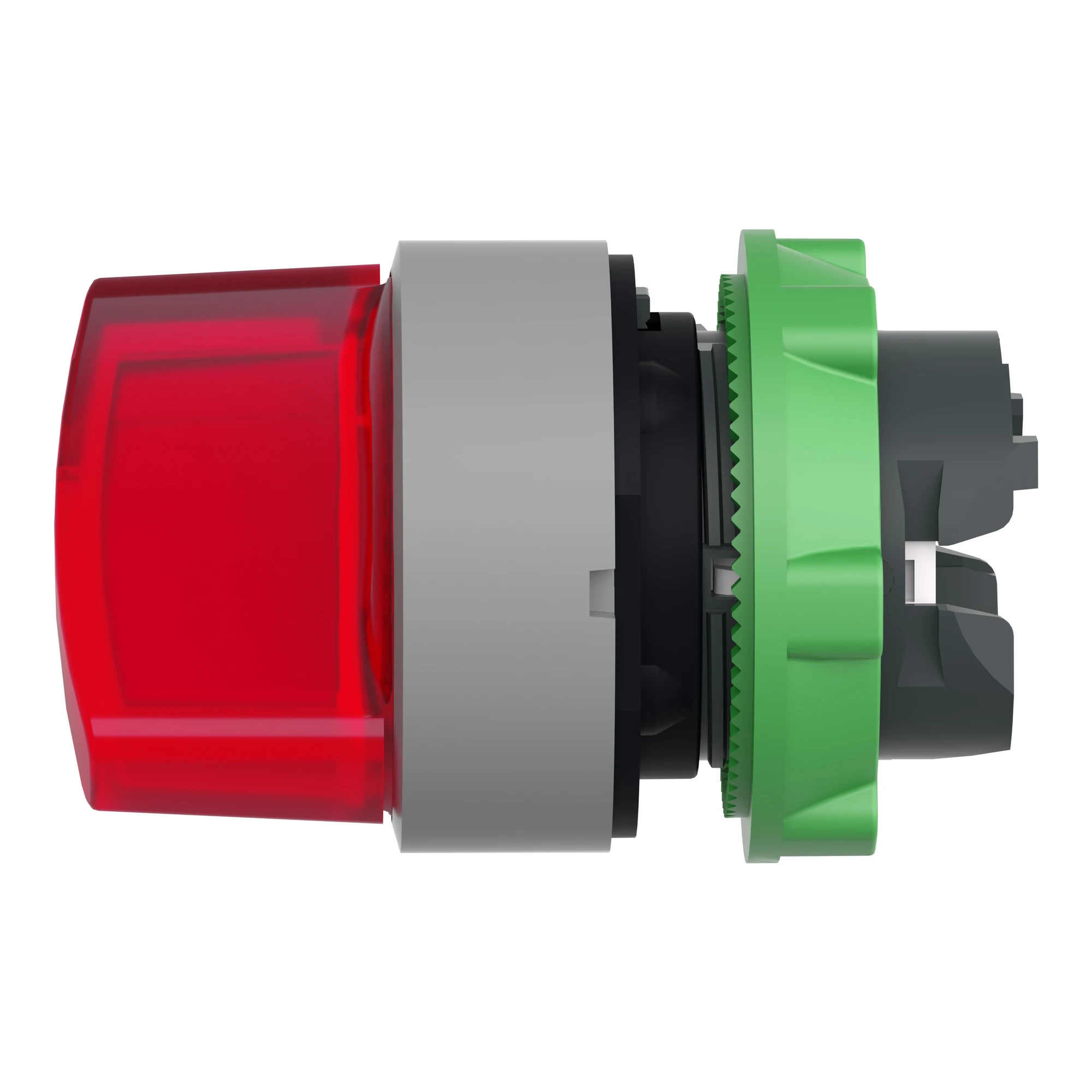 Schneider Electric ZB5AK1243C0 Illuminated selector switch, front element, Harmony XB5, plastic, 22mm red, for universal LED, 2 positions, latching (img_005)