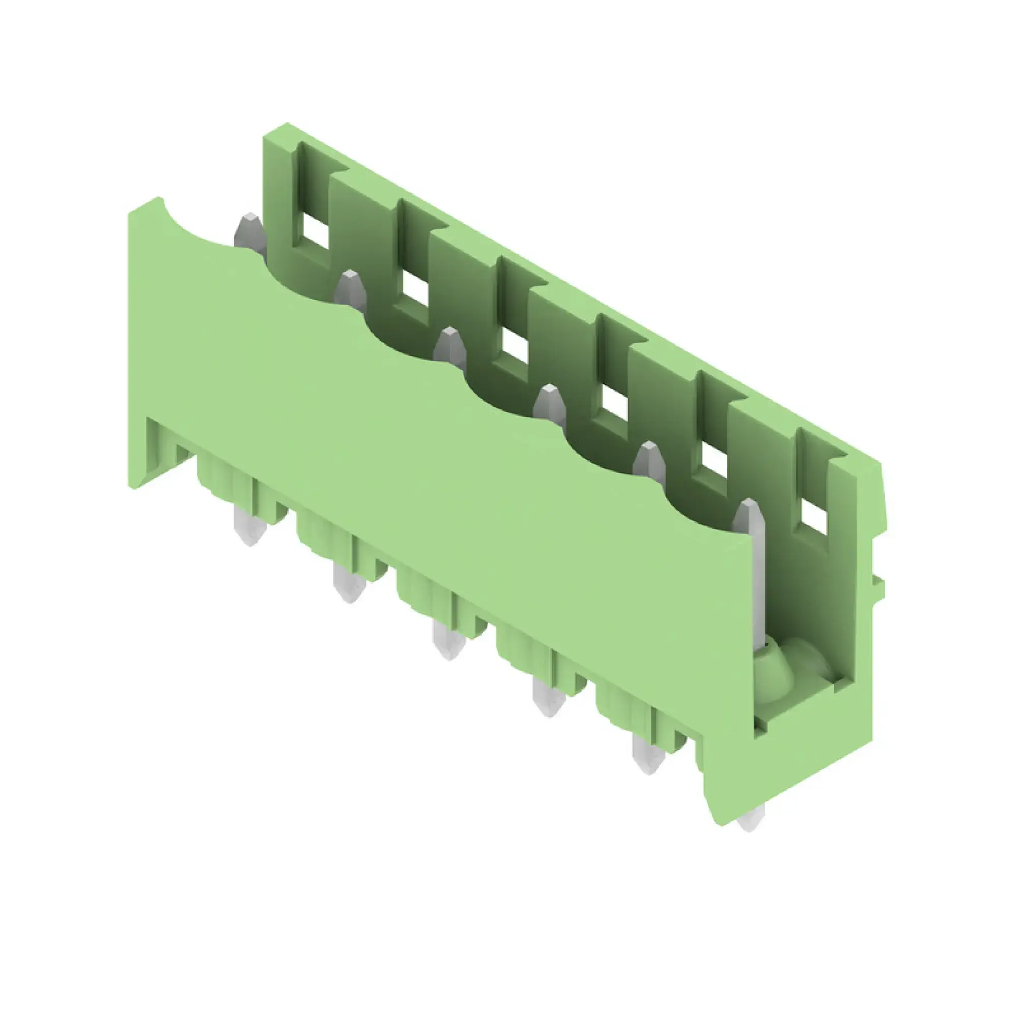Weidmüller 1401830000 PCB connector (board connection), 320 V, 24 A, Pitch in mm: 5.08, Number of poles: 6, THT solder connection, Box (img_001)