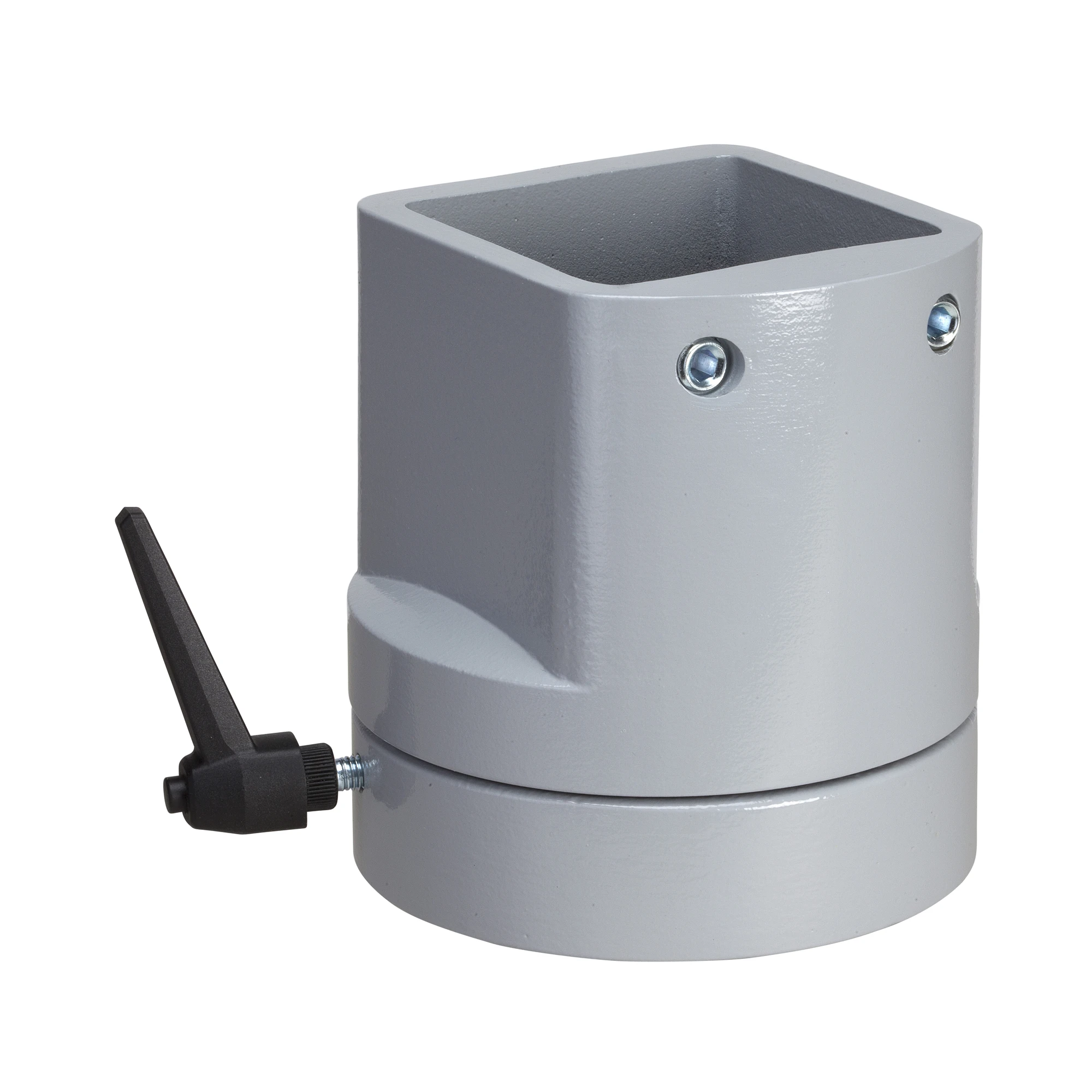 Schneider Electric NSYCMUCR50 Vertical rotary attachment, square 50mm RAL7040, for S3CM HMI enclosures. (img_001)