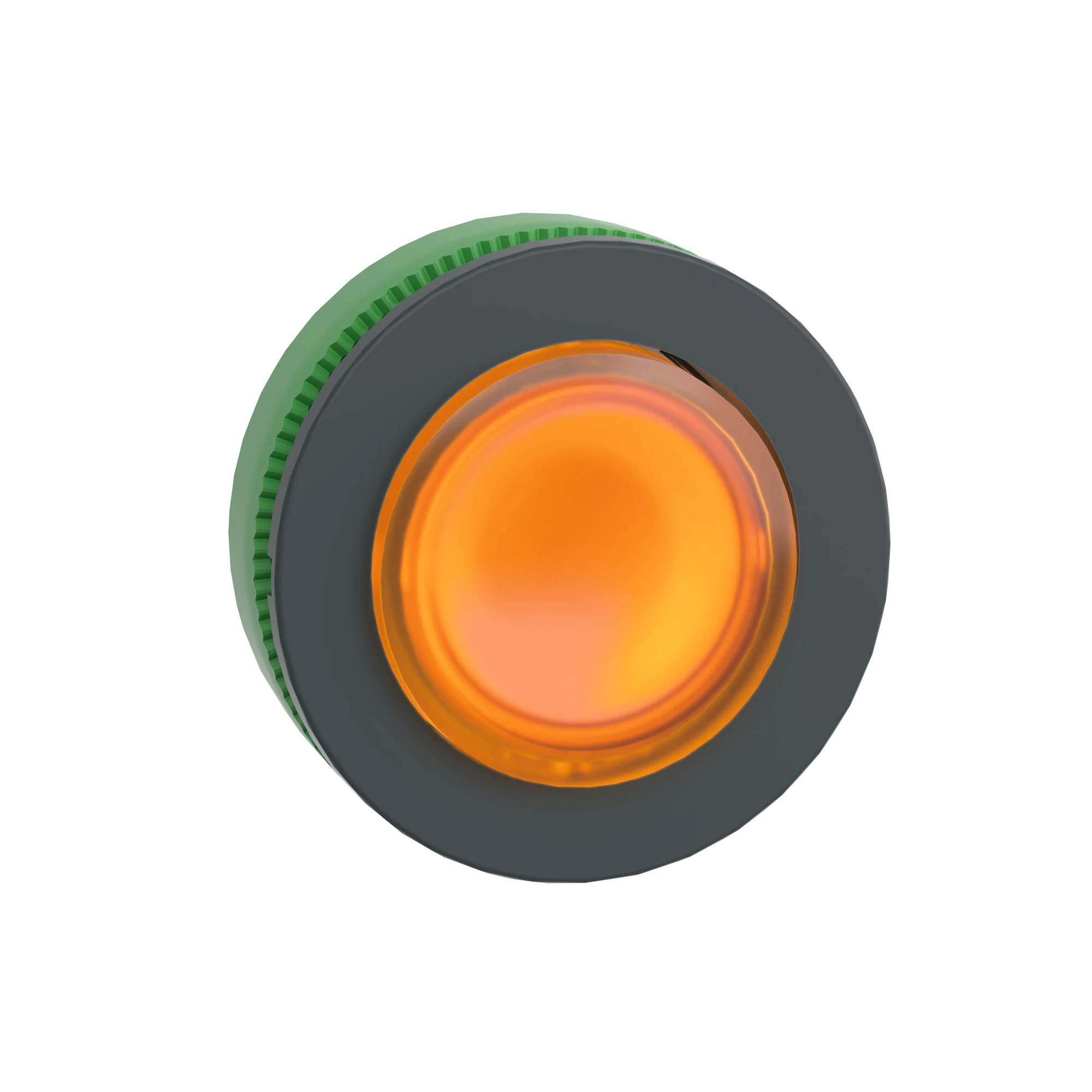 Schneider Electric ZB5FW153 Illuminated Push Button, Front Element, Harmony XB5F, Plastic, 30mm, Orange, Projecting, for Universal LED (img_003)