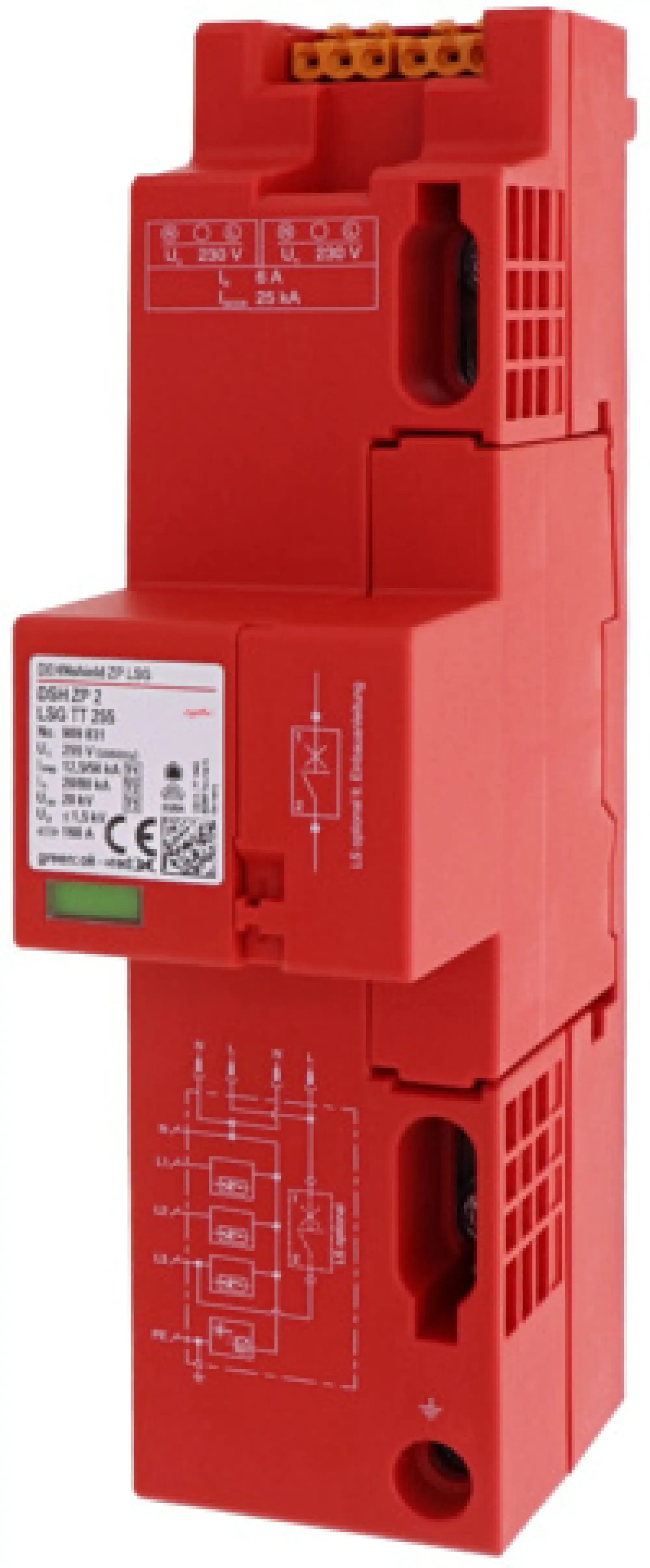 Dehn 909831 Type 1+2+3 combined arrester DEHNshield ZP 2 LSG for TT and TN-S systems (img_003)