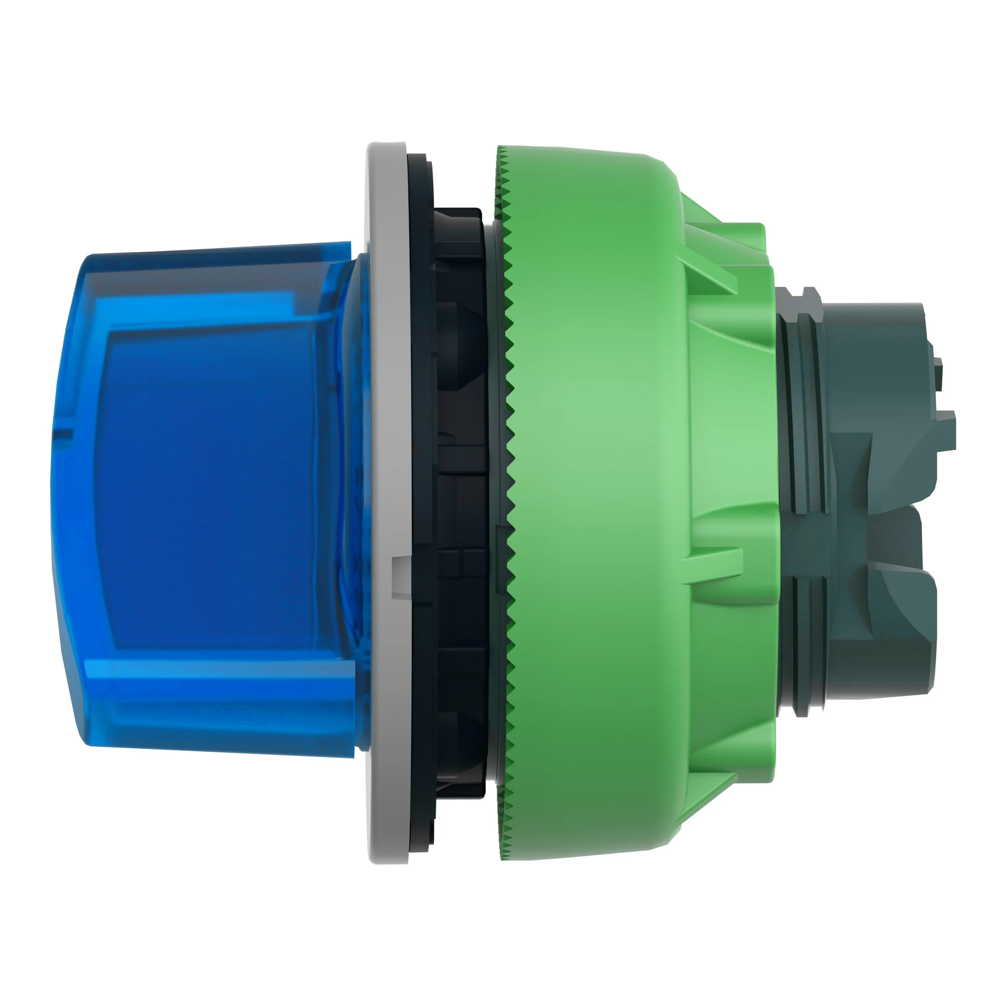 Schneider Electric ZB5FK1263C0 Illuminated Selector Switch, Front Element, Harmony XB5F, Plastic, 30mm, Blue, for Universal LED, 2 Positions, Latching (img_006)