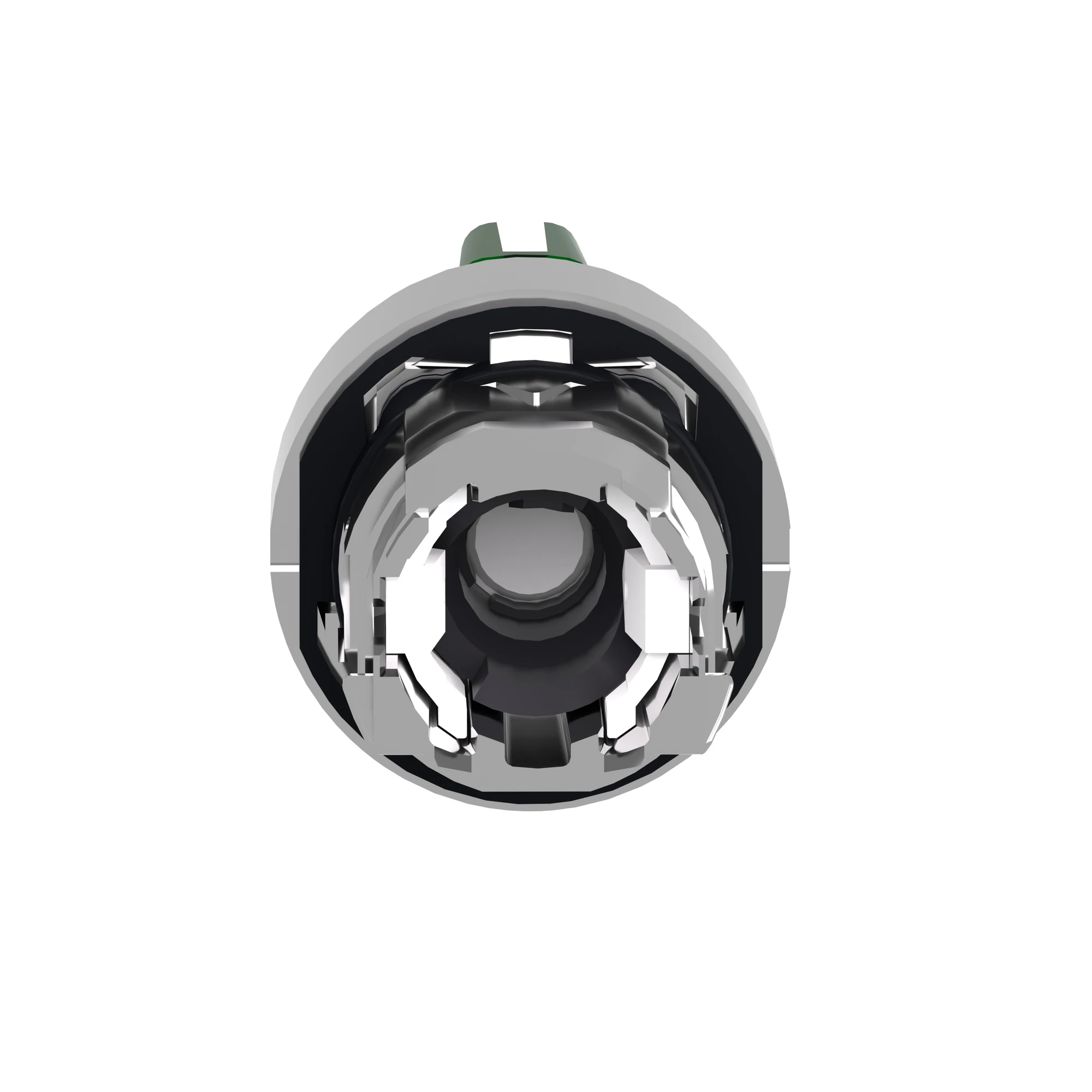 Schneider Electric ZB4BK1733 Illuminated selector switch, front element, Harmony XB4, metal, 22mm, green, for universal LED, 3 positions, momentary left (img_002)