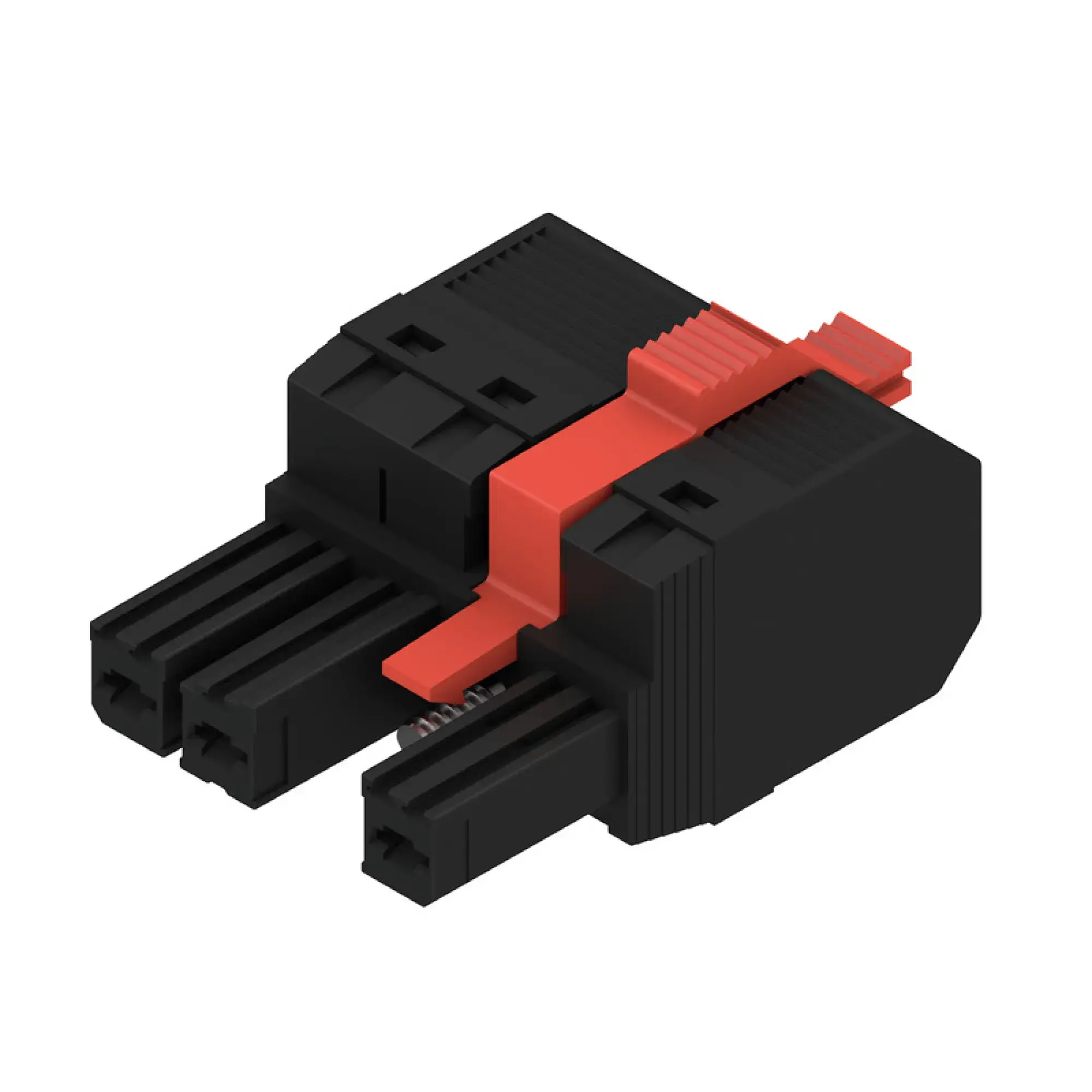 Weidmüller 1060640000 PCB connector (wire connection), 1000 V, 57 A, Pitch in mm: 7.62, 10 mm², Number of poles: 3, PUSH IN without actuator, Tension-clamp connection, Box (img_001)