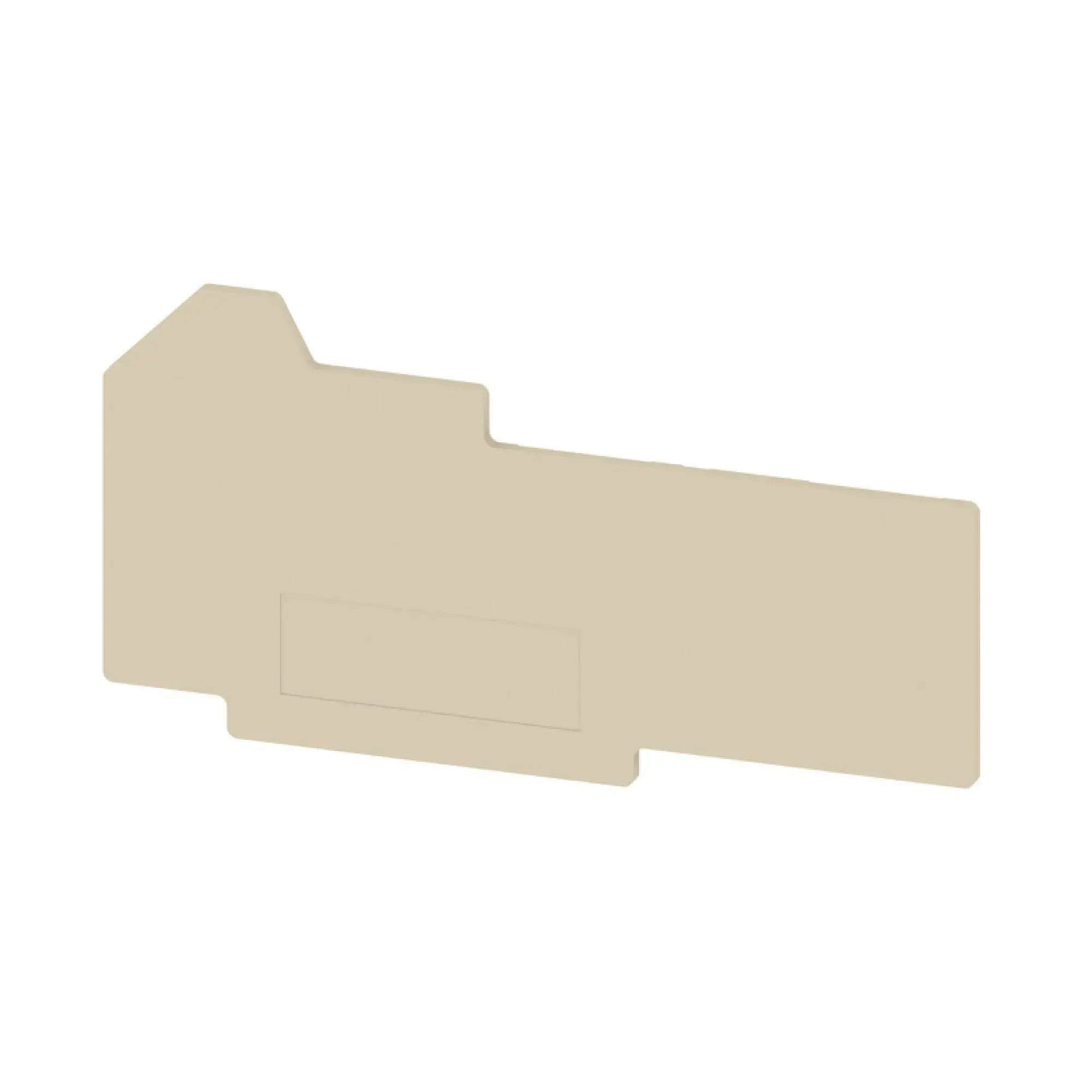 Weidmüller 1107780000 End plate (terminals), dark beige, Height: 81.45 mm, Width: 1.5 mm, V-0, Wemid (img_001) Weidmüller 1107780000 End plate (terminals), dark beige, Height: 81.45 mm, Width: 1.5 mm, V-0, Wemid (img_001)