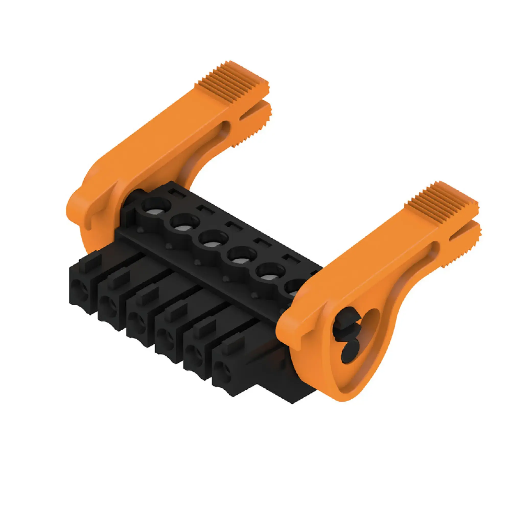 Weidmüller 2442490000 PCB connector (wire connection), 160 V, 17.5 A, Pitch in mm: 3.81, 1.5 mm², Number of poles: 6, Clamping yoke connection, Box (img_001) Weidmüller 2442490000 PCB connector (wire connection), 160 V, 17.5 A, Pitch in mm: 3.81, 1.5 mm², Number of poles: 6, Clamping yoke connection, Box (img_001)