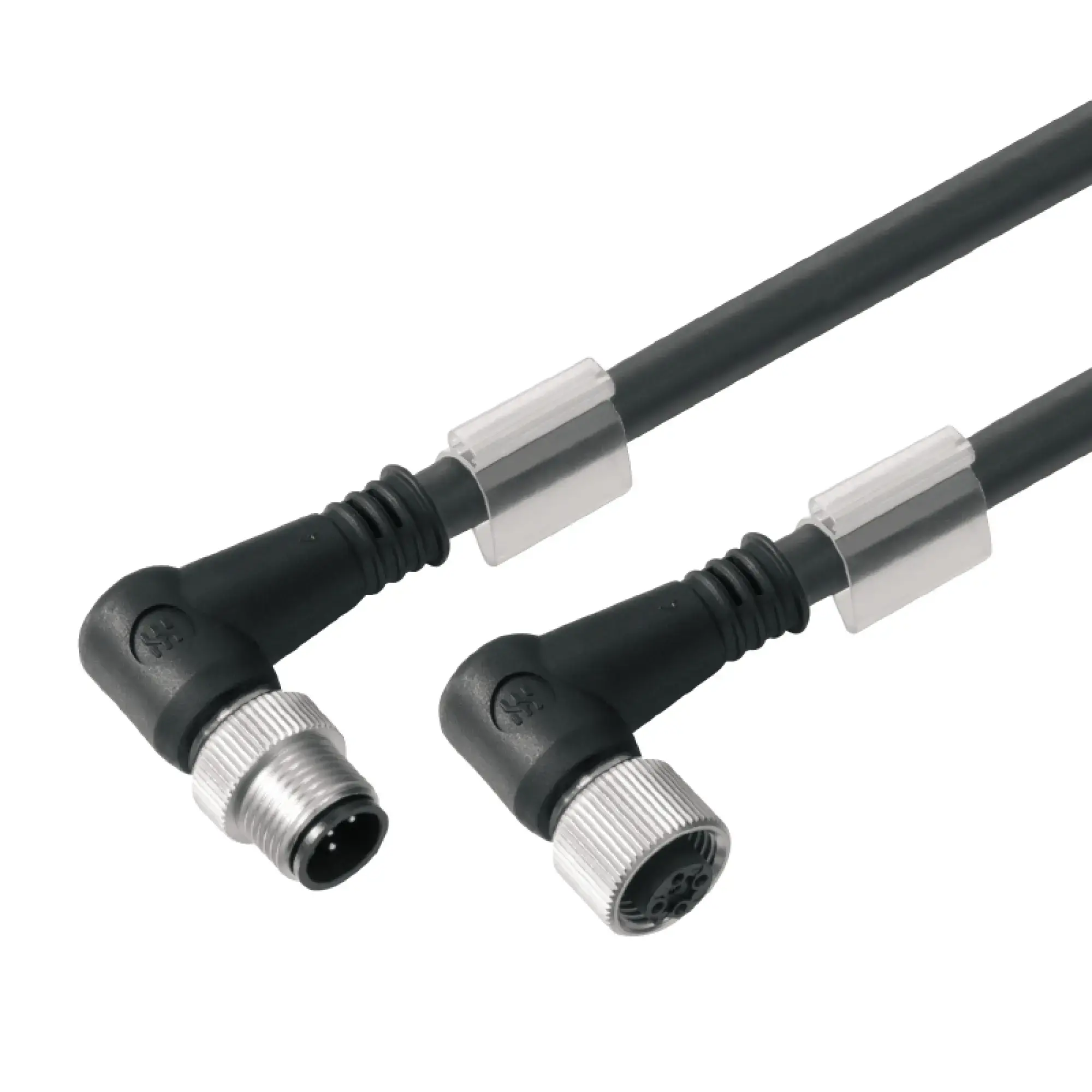 Weidmüller 1059730150 Sensor-actuator Cable (assembled), Connecting line, M12 / M12, Number of poles: 4, pin, 90° - socket 90°, LED: No, Cable length: 1.5 m, Shield (img_001) Weidmüller 1059730150 Sensor-actuator Cable (assembled), Connecting line, M12 / M12, Number of poles: 4, pin, 90° - socket 90°, LED: No, Cable length: 1.5 m, Shield (img_001)