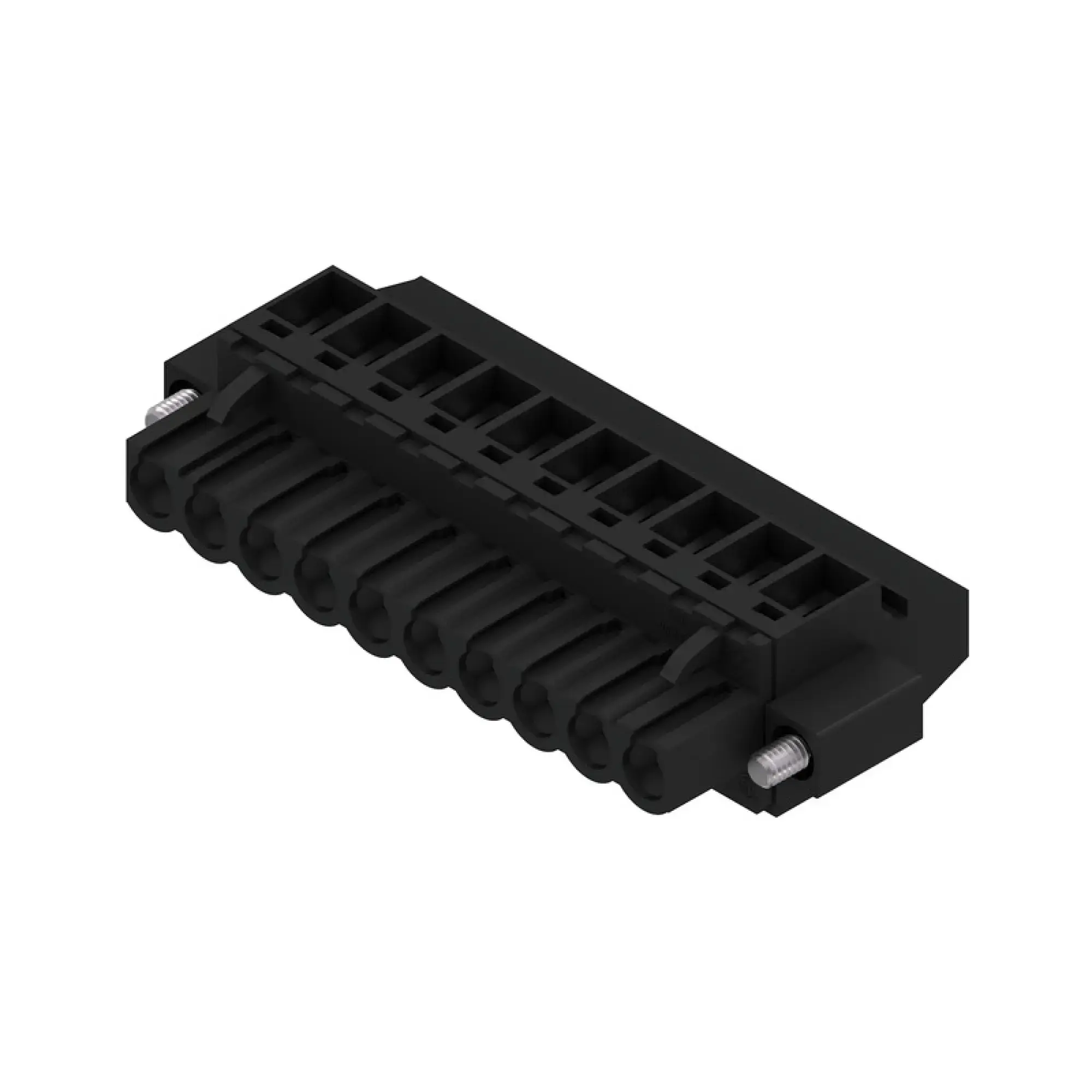 Weidmüller 1959670000 PCB connector (wire connection), 320 V, 23 A, Pitch in mm: 5.00, 4 mm², Number of poles: 10, Clamping yoke connection, Box (img_001)